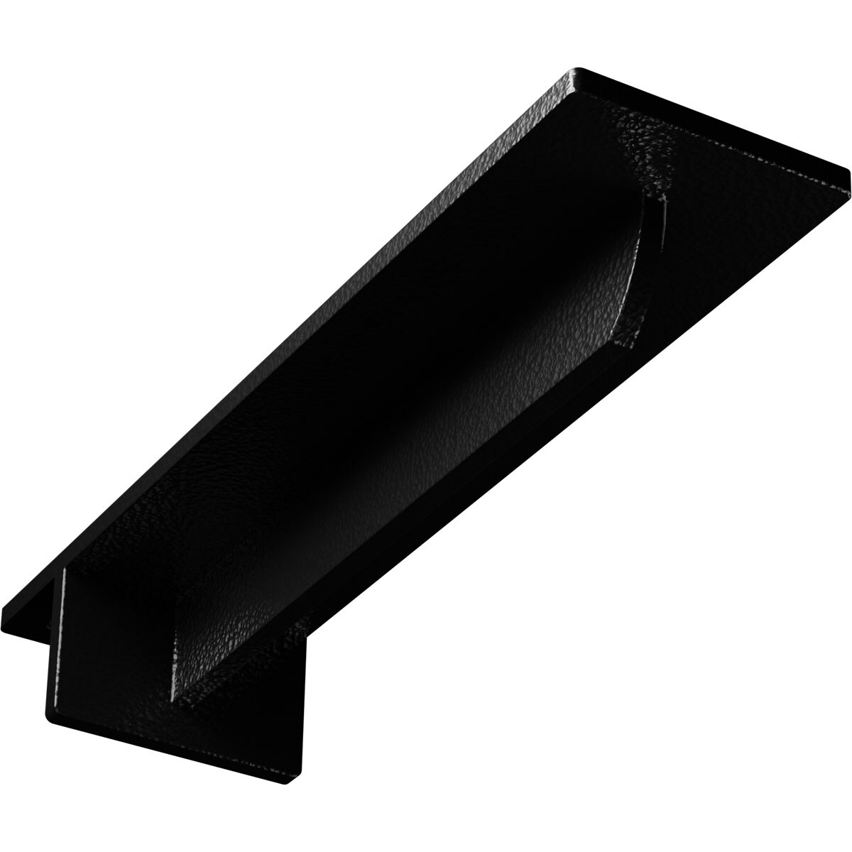 Ekena Millwork BKTM03X12X02HEHBL Heaton Hidden Support Steel 12-in x 3-in x 2-in Steel Countertop Support Bracket