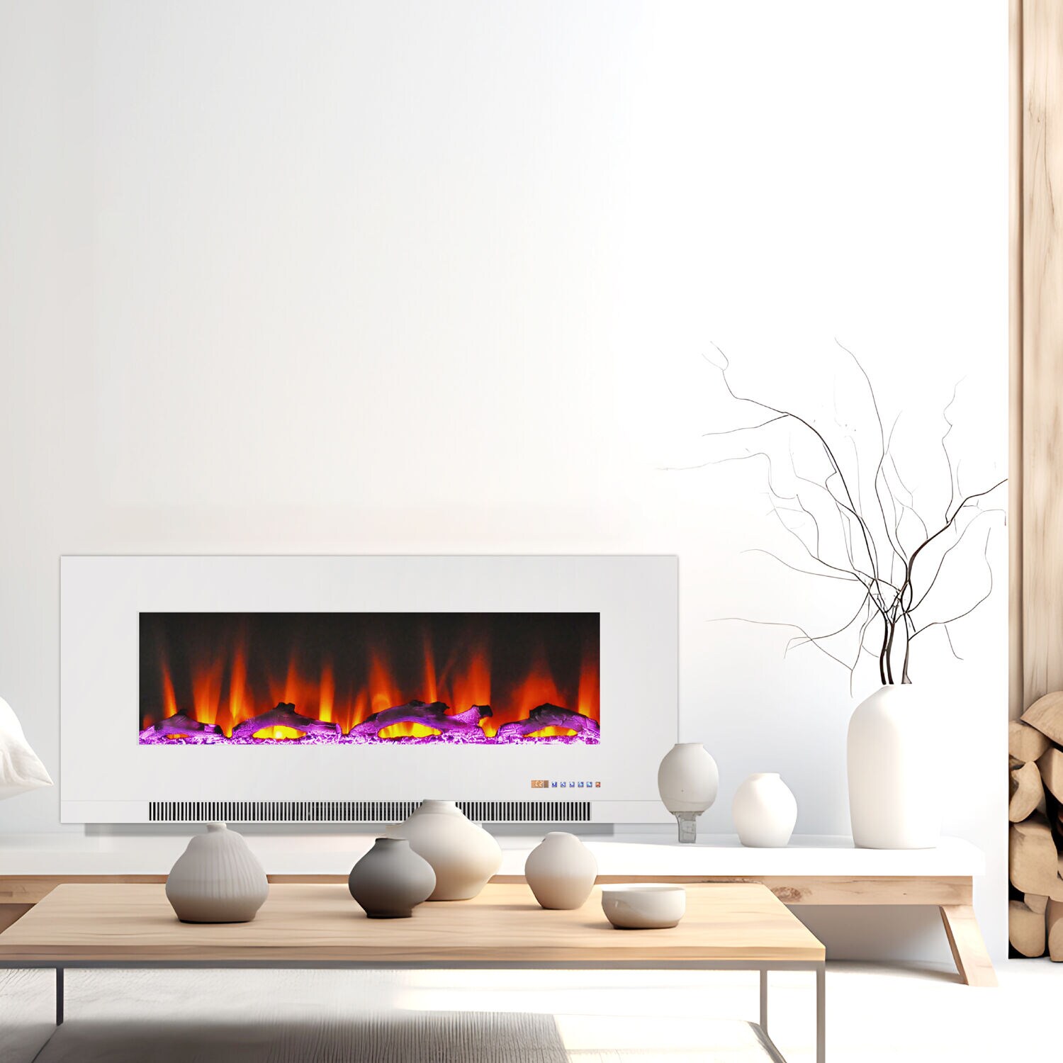 Cambridge CAM50WMEF-2WHT Electric-Fireplaces - View #7