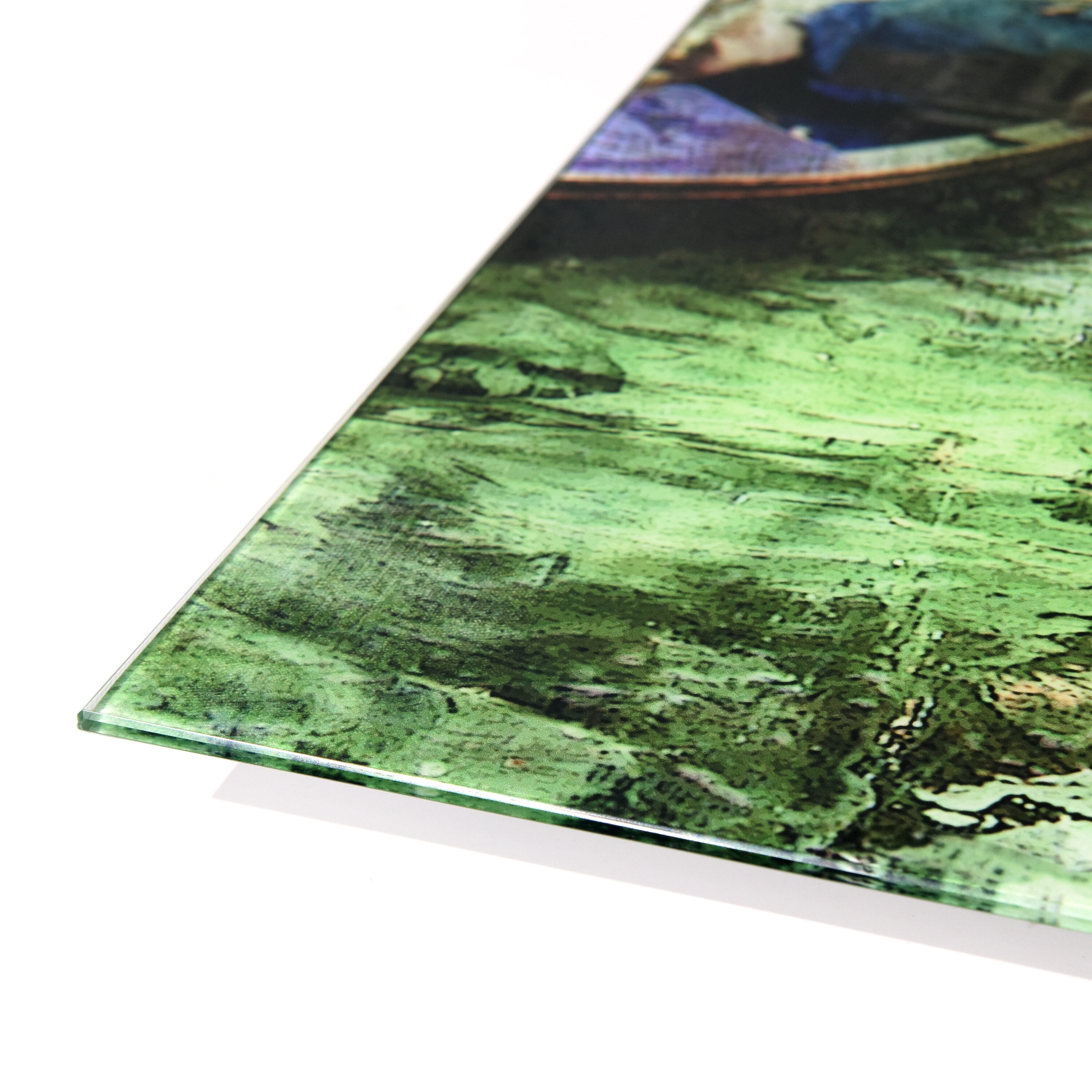 Venice Gondolas Colorful Acrylic Glass Triptych Art Print