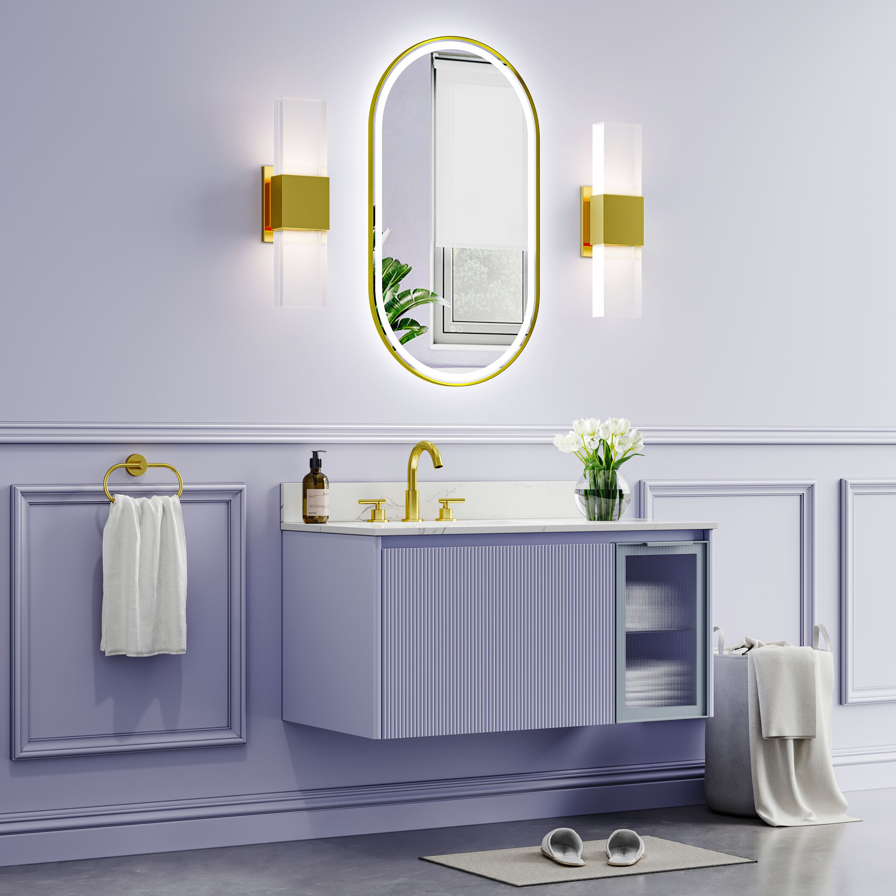 WELLFOR EX-20F2836 Framed-Bath-Mirrors - View #2