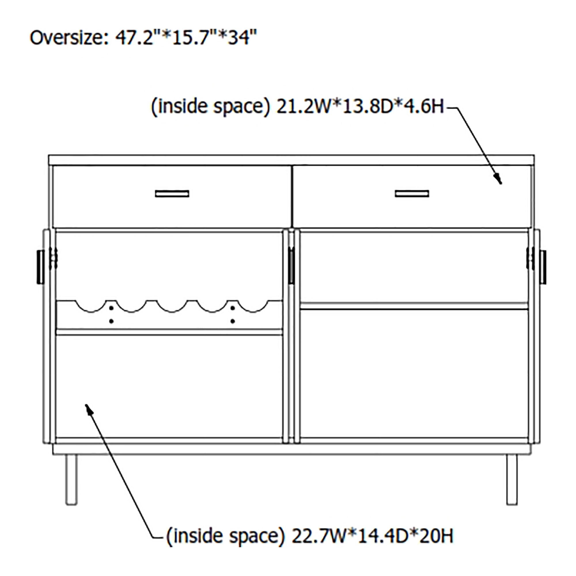 Furniture of America YNJ-BT2222C17 Dining-Kitchen-Storarge - View #6