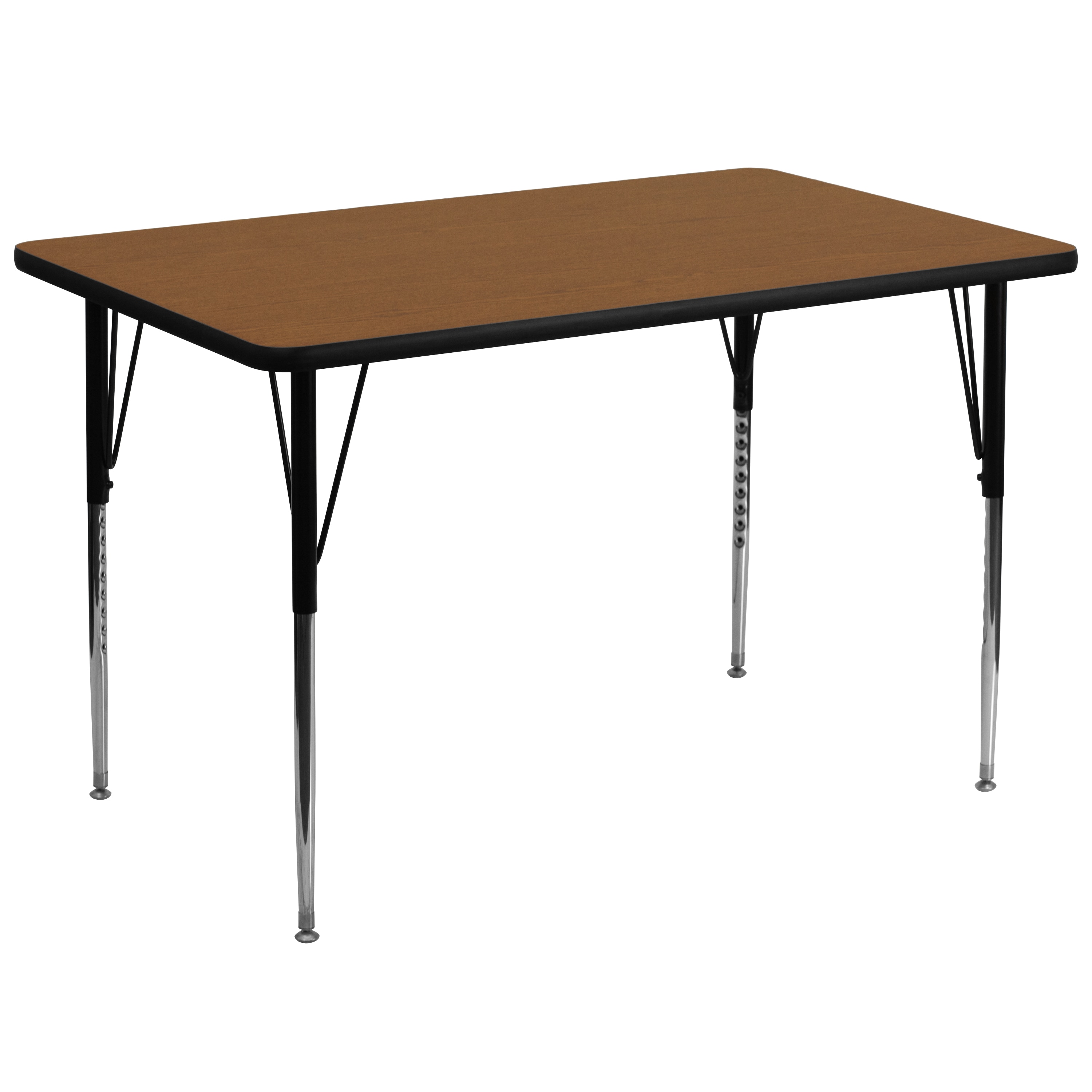 Flash Furniture 847254023665 Oak Rectangular Kid's Play Table