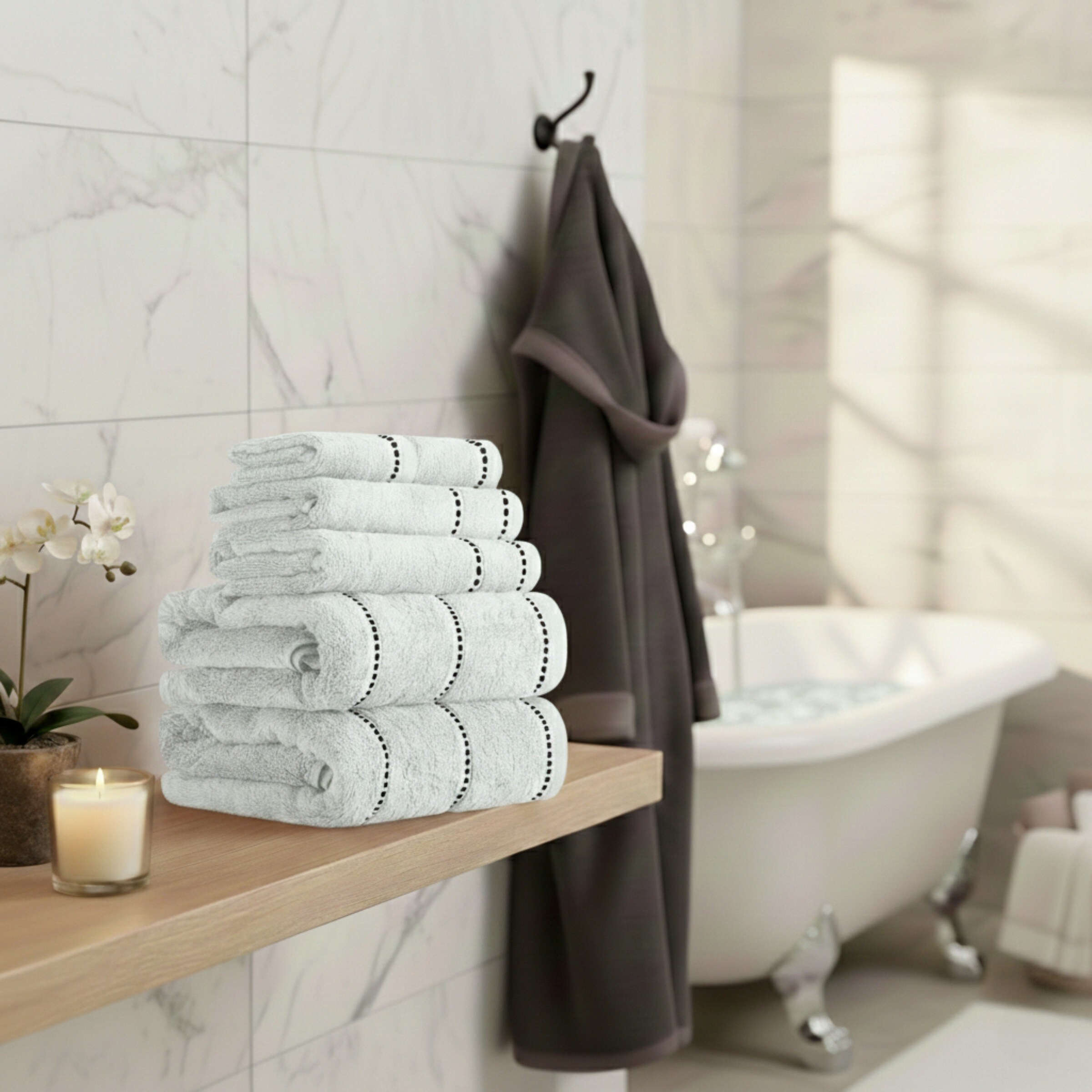 Hastings Home 669428MEB Bath-Towels - View #2