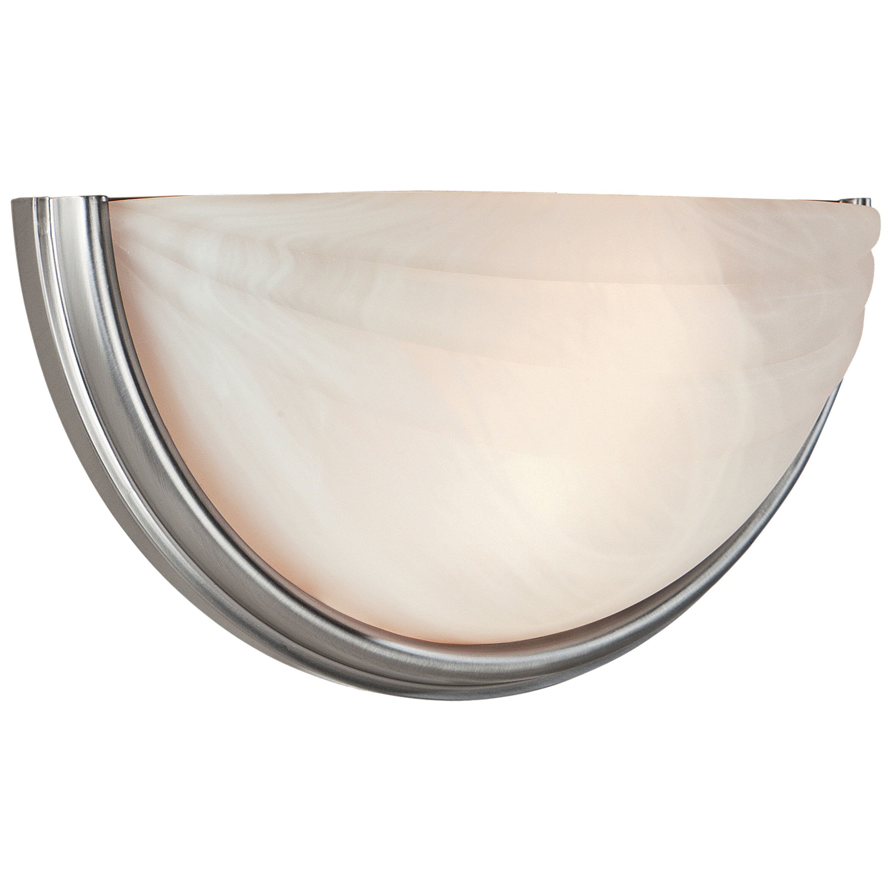 Satin Glass 13" Dimmable 2-Light Wall Sconce