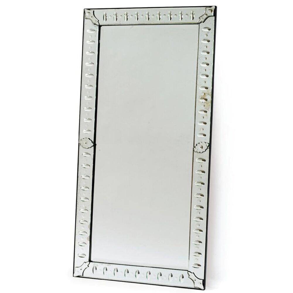 GO Home 16127 Emperor 30.25-in W x 1-in H Silver Framed Wall Mirror