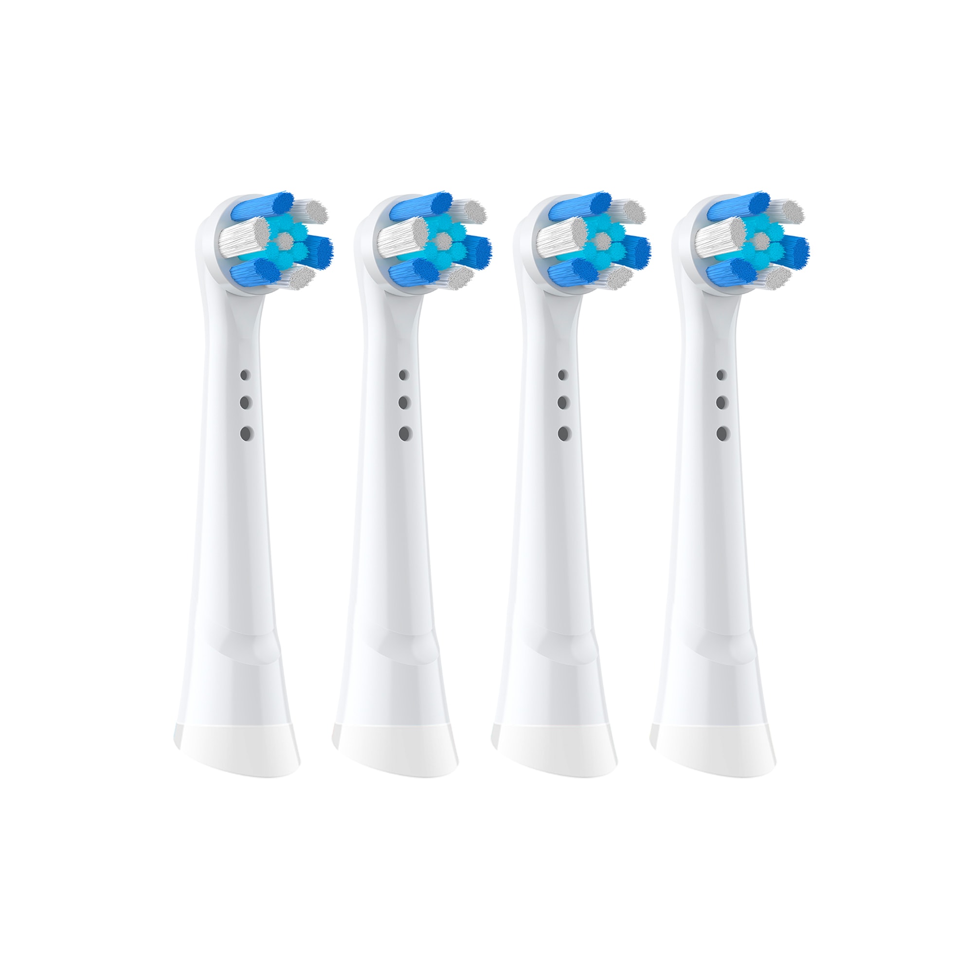 Pursonic - 4 Pack Replacement Brush Heads Compatible with Oral B iO Series 2 10