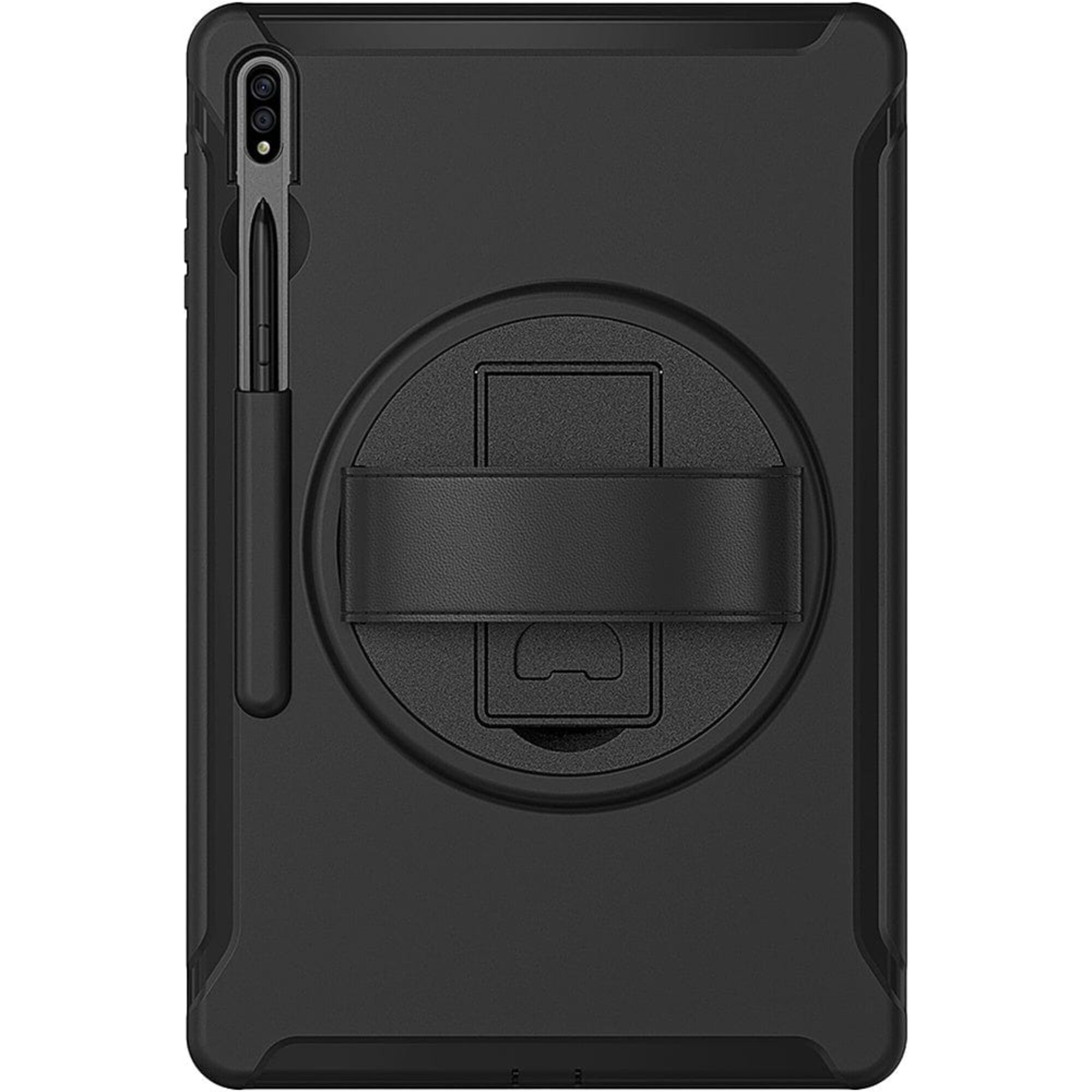 SAHARA  - PROTECTION Hand Strap Series Case for Samsung Galaxy Tab S8+ - Black