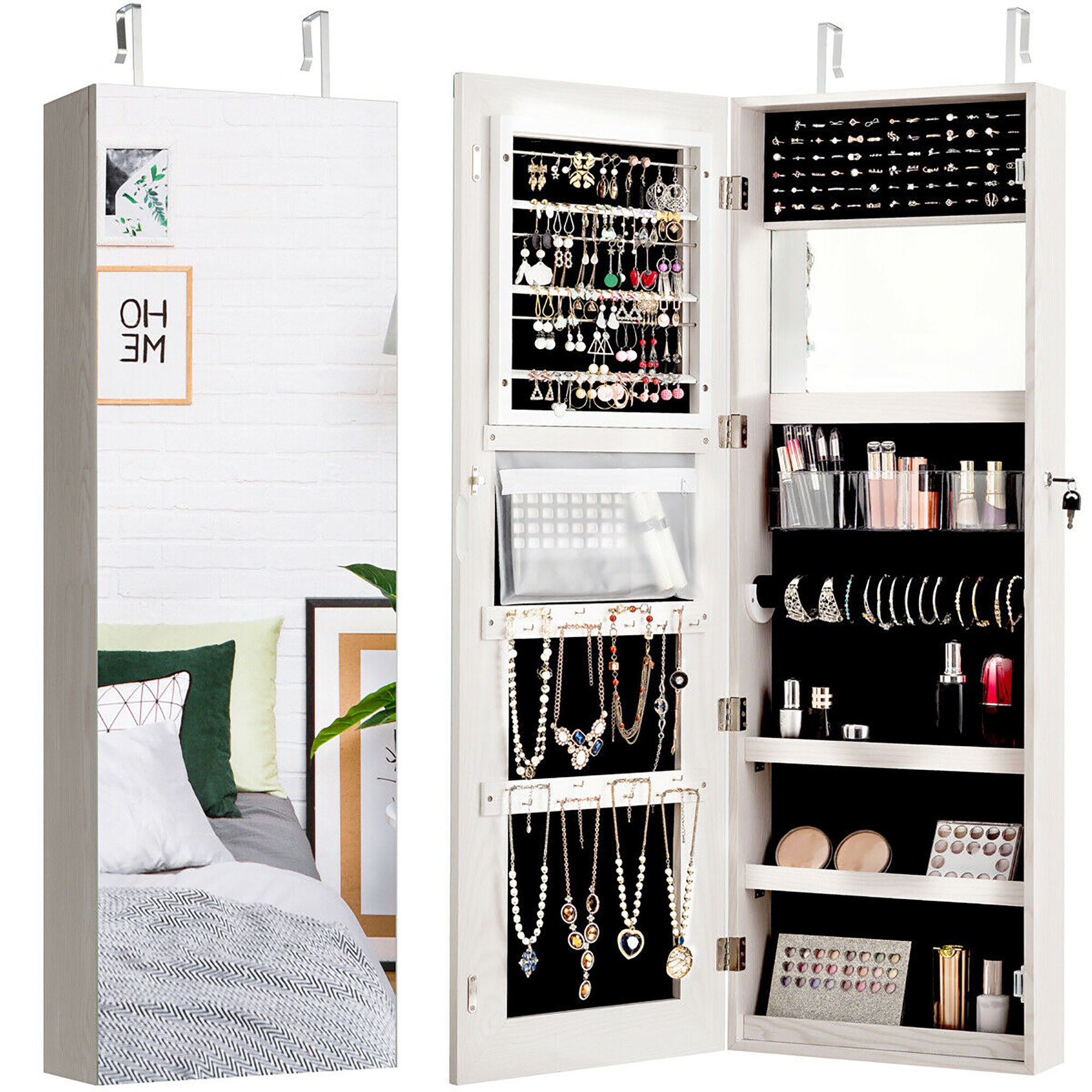 Goplus HW60386WH Jewelry-Organization - View #12