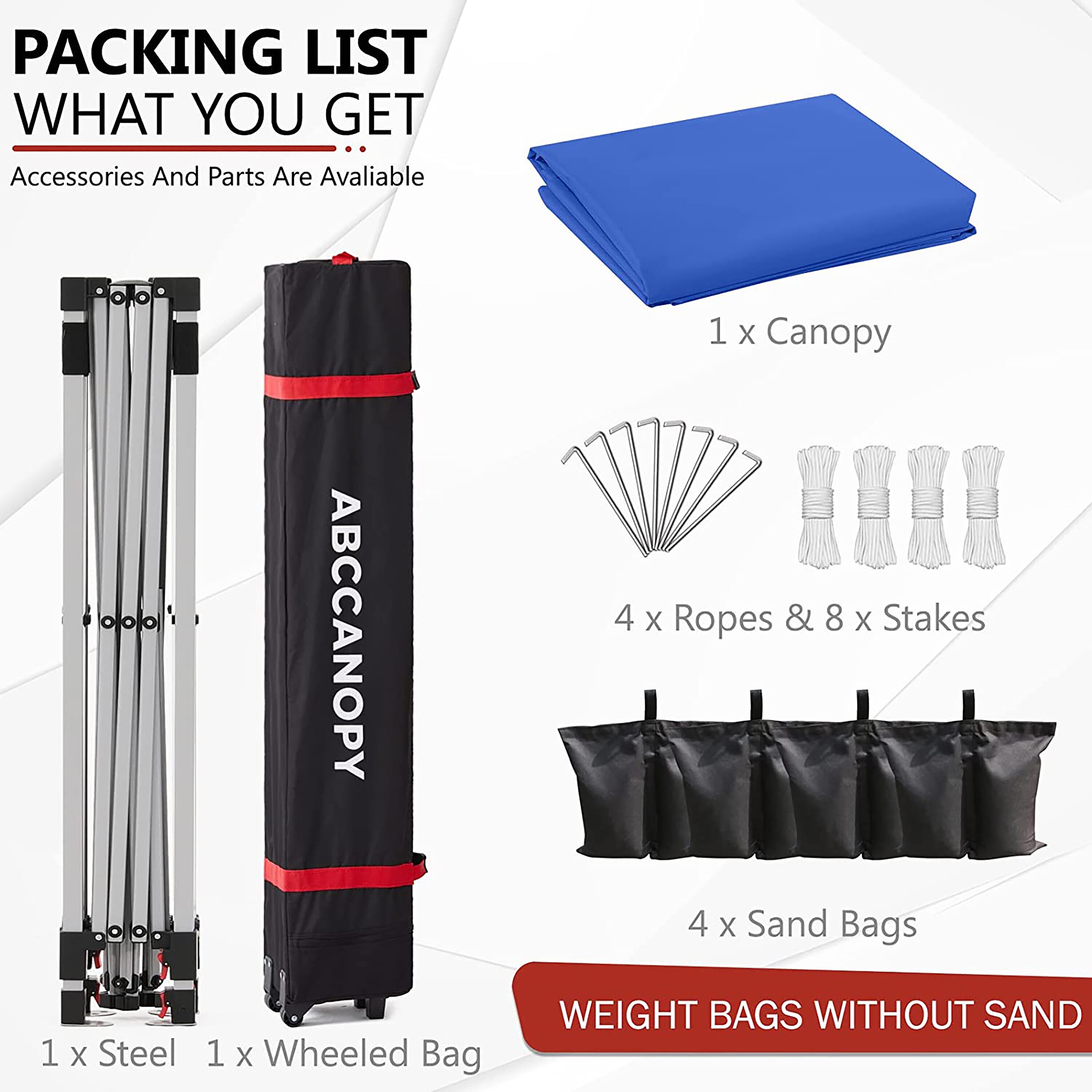 ABCCANOPY 10X10JQ-BLUE Canopies-Sl - View #4