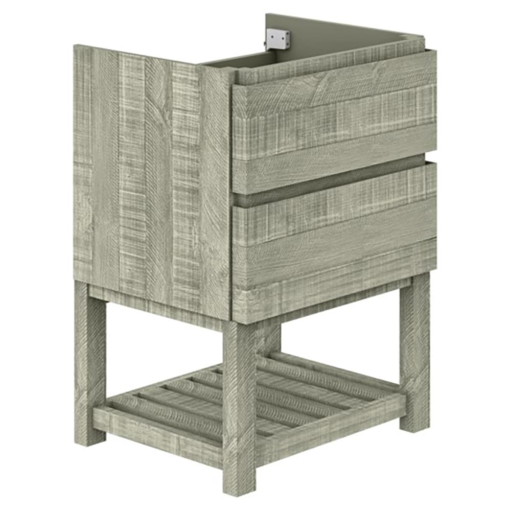 Fresca FCB3124ASH-FS Formosa 24-in Sage Gray Bathroom Vanity Base Cabinet without Top