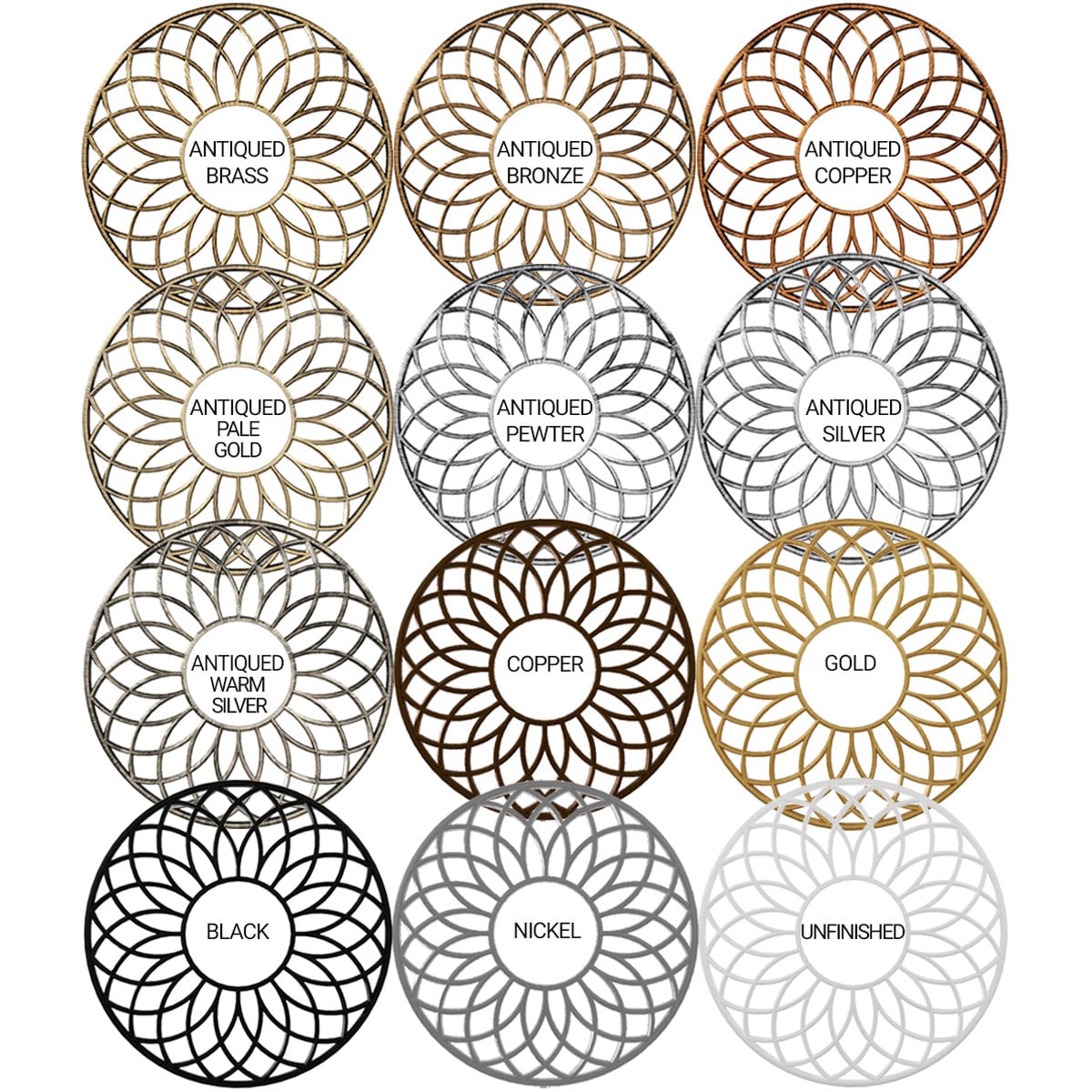 Ekena Millwork CM11HESLS Ceiling-Medallions - View #5