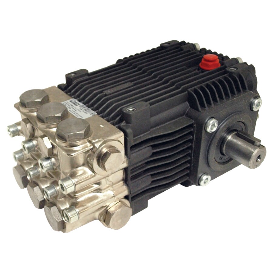 Apache 4000 Horizontal Triplex Plunger Pressure Washer Pump 24mm Shaft Up To 3.96 GPM 1 2 in Female Pipe Thread Inlet x 3 8 in Female Pipe Thread Outlet 3400 RPM at Lowes