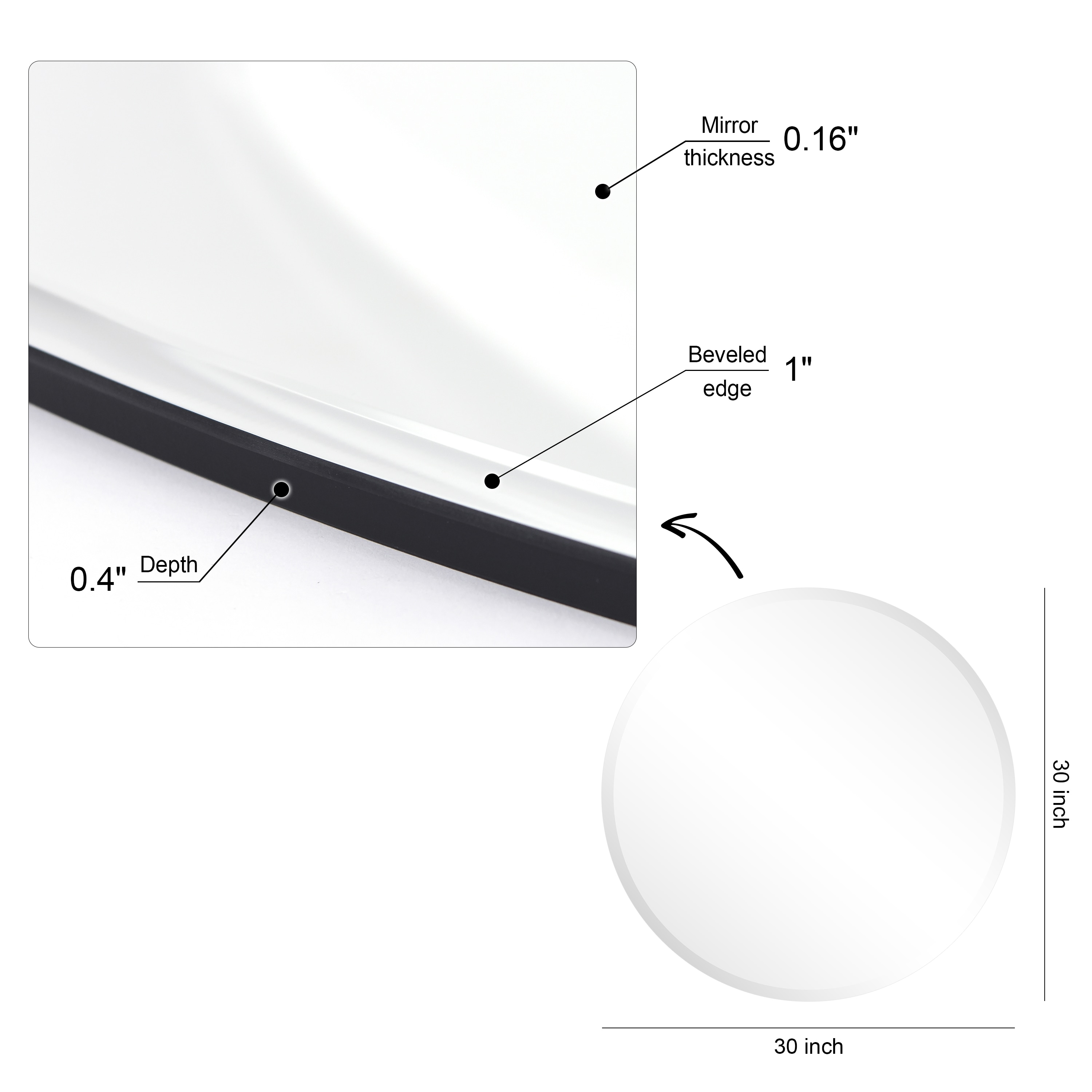Empire Art Direct FLM-10030-3030 Decor-Mirrors - View #8