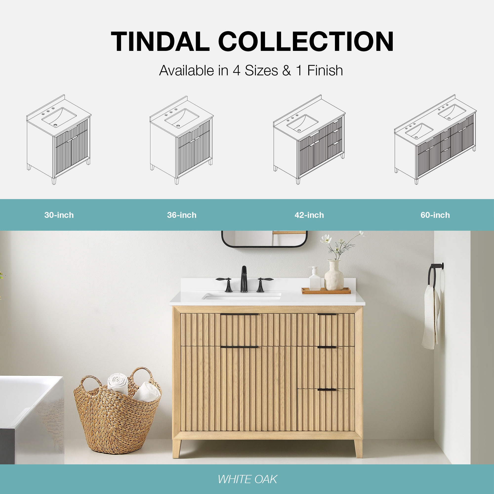 Origin 21 TINDALL 60C Bath-Vanity-Combo - View #13