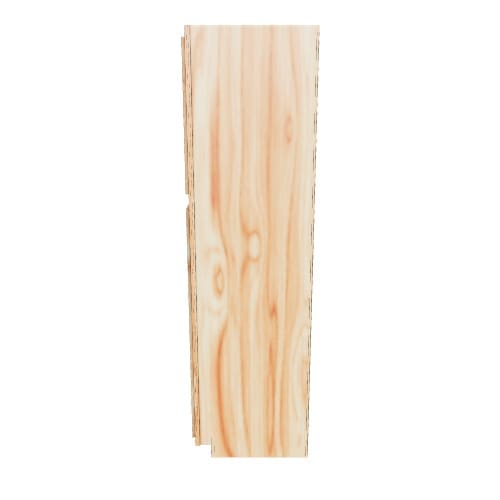 Diamond NOW Denver 18-in W x 90-in H x 23.75-in D Natural Rustic Hickory Pantry Fully Assembled Cabinet (Raised Panel Square Door Style)