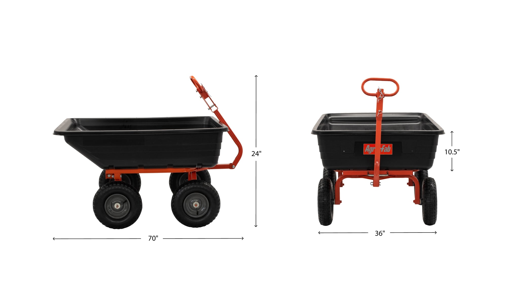 Agri-Fab 10-cu ft Poly Yard Cart 45-0594 Sansujyuku sansujyuku.com