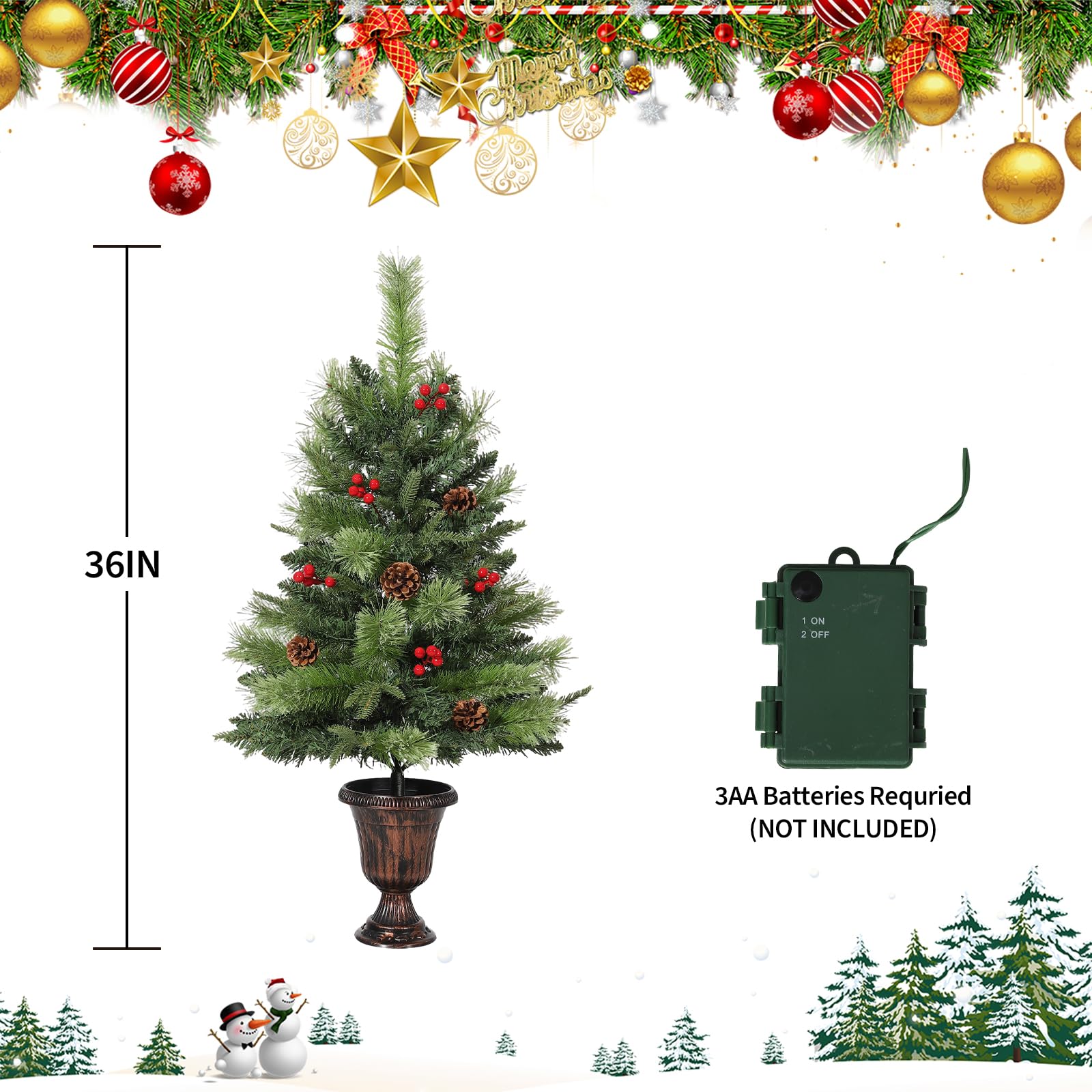 DEXSO ENCOREPHKBA13598 Artificial-Christmas-Trees - View #2