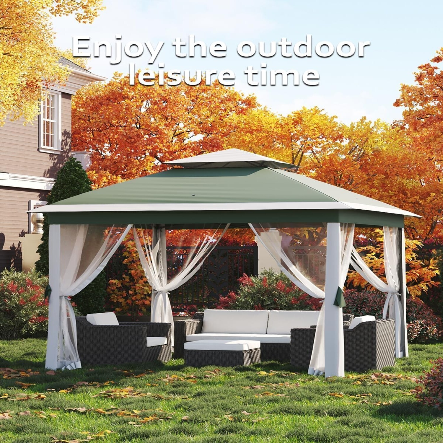 Qeetex LSHQQPHO-33C8HPSJ Replace-Porch-Swing-Glider-Tops - View #5