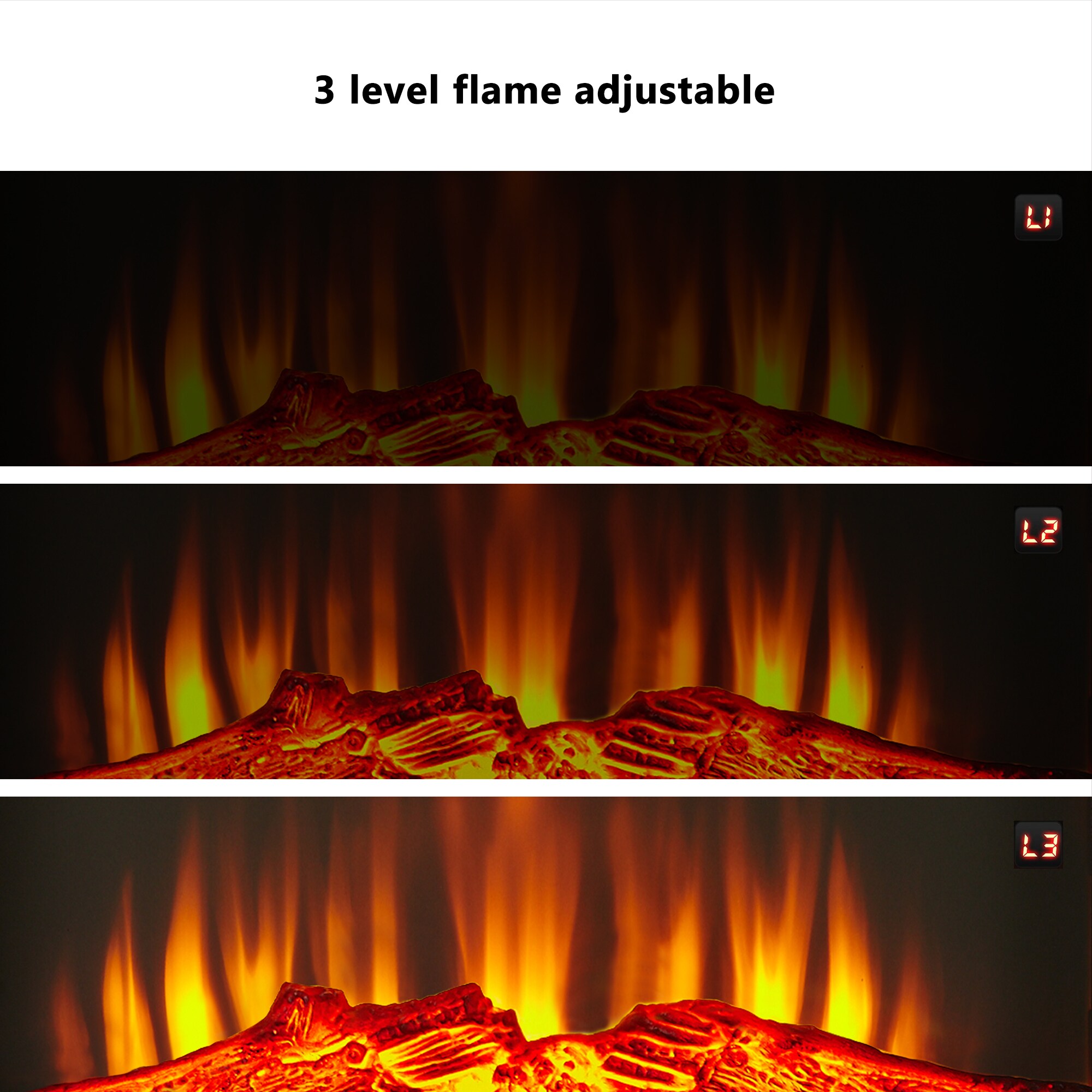 Miki Shinly SUN-7823-02QI Electric-Fireplaces - View #6