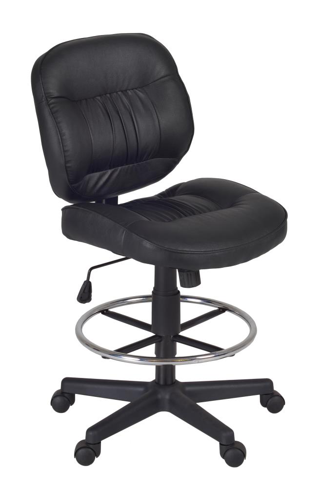 Regency 2510STBK 2 Seating Modern Black Vinyl Accent Chair