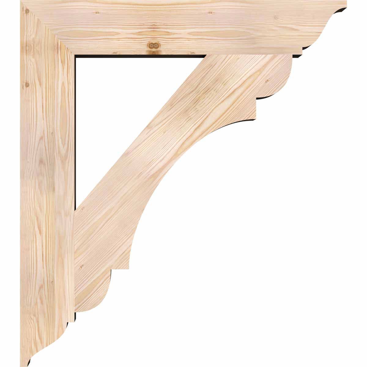 Ekena Millwork BKT06X28X40OLY01SDF Exterior-Brackets-Braces - View #3