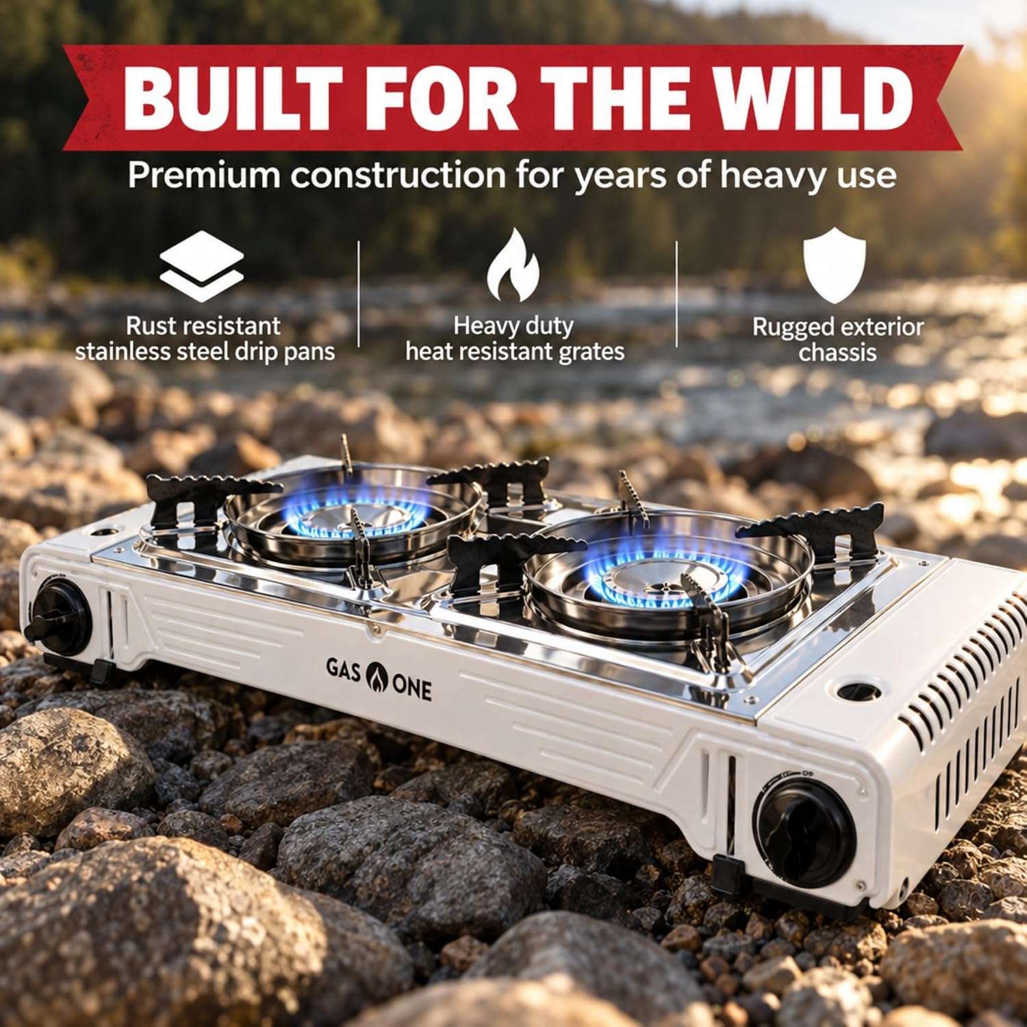 GasOne GS-2000PB Outdoor-Burners-Stoves - View #4