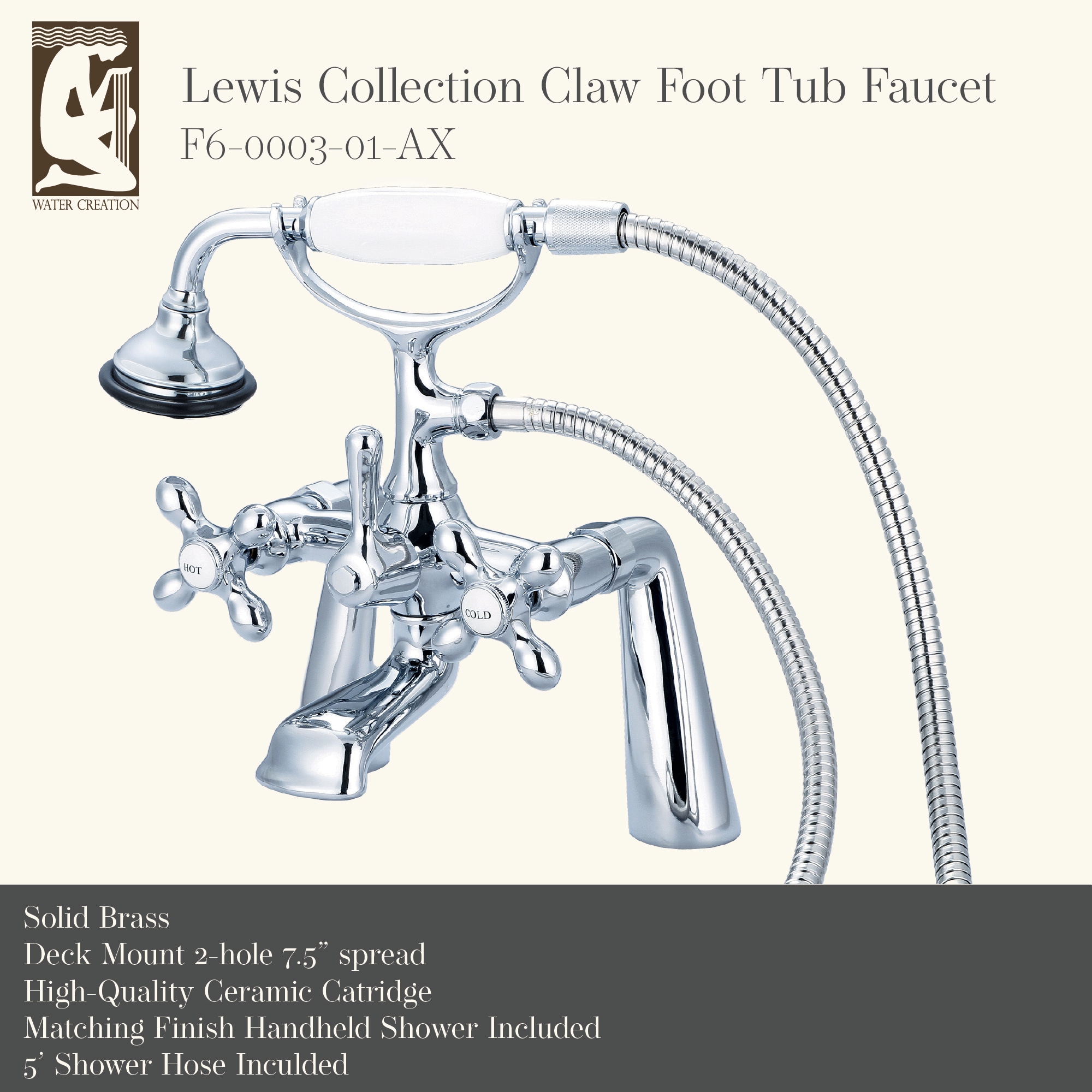 Water Creation F6-0003-01-AX Roman-Tub-Faucets - View #4