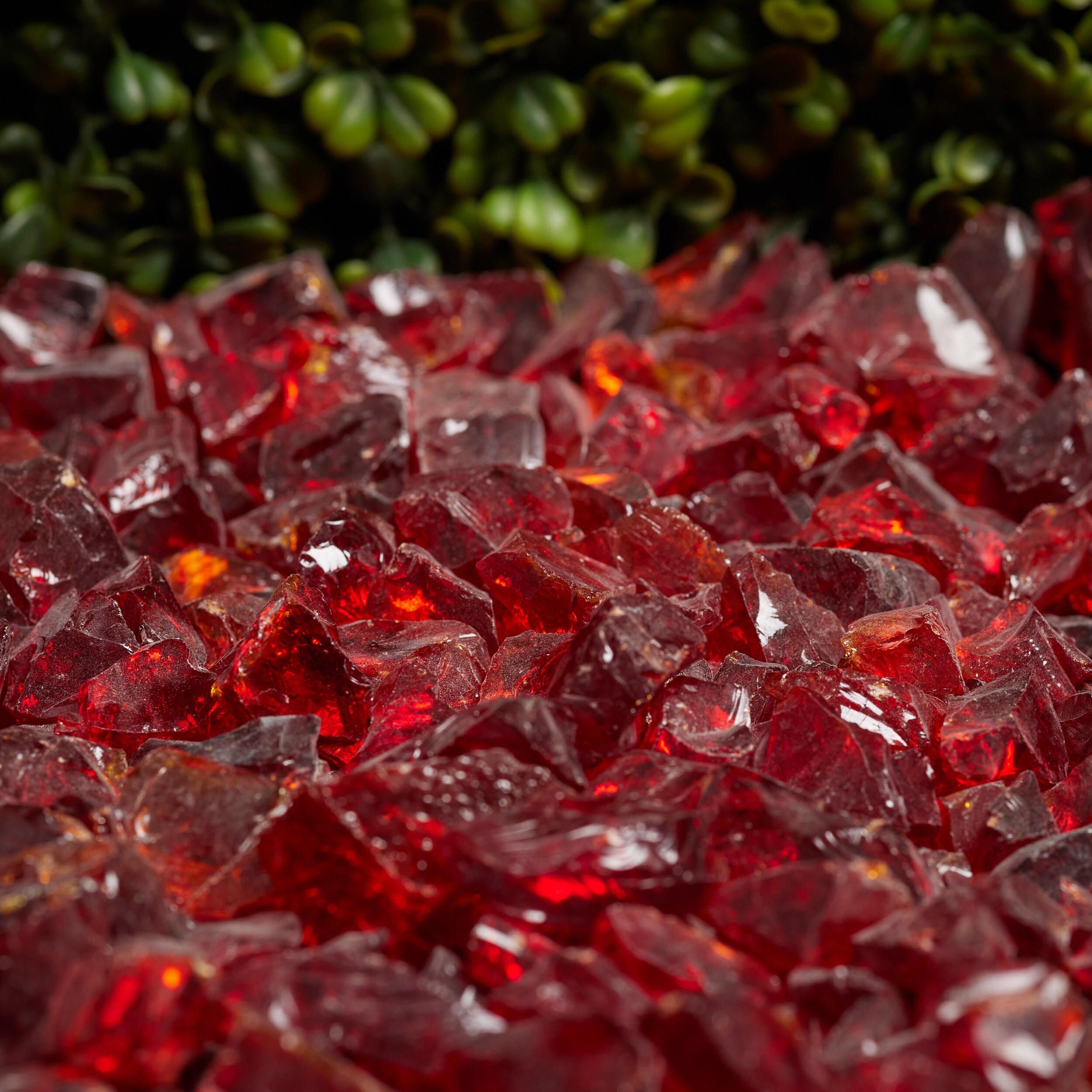 10 lb Red Tumbled Landscape and Fire Pit Glass
