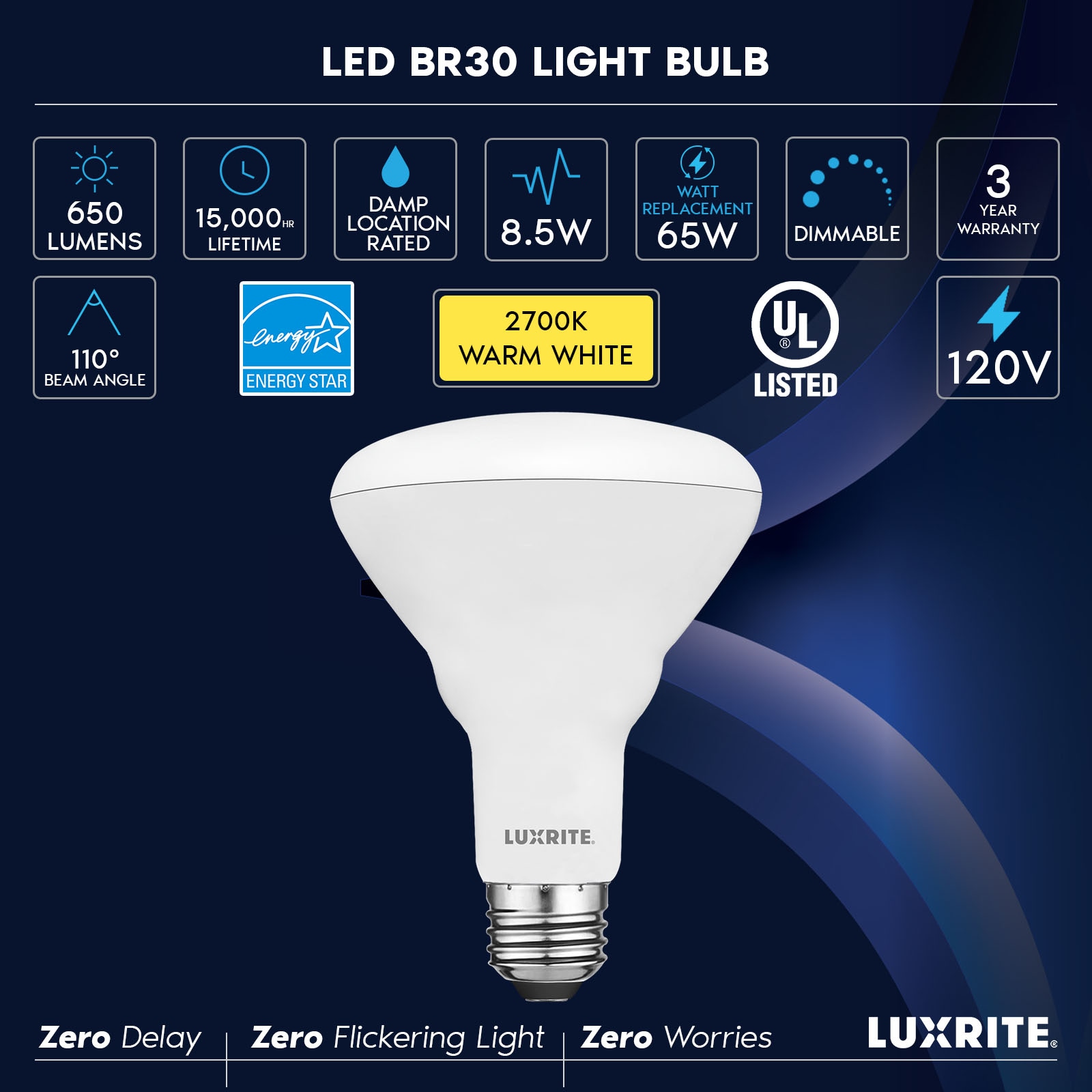 Luxrite LR31870-12PK Led-Flood-Spot-Light-Bulbs - View #6