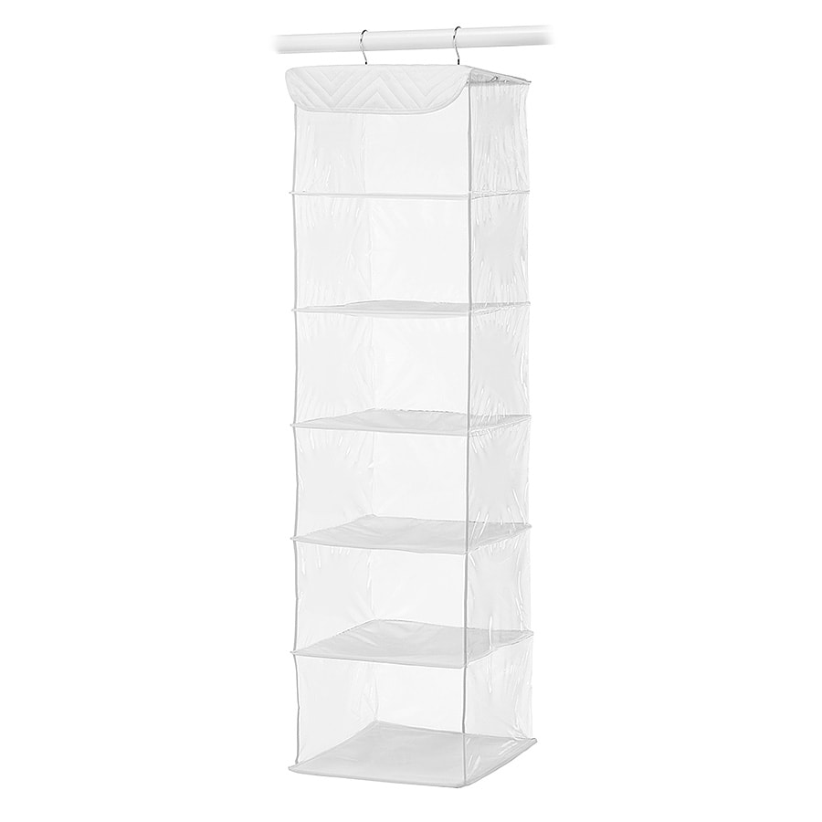 Mind Reader Blue Hanging Closet Organizer (9.25-in x 36.81-in x 6.69-in) in  the Clothing Storage Accessories department at