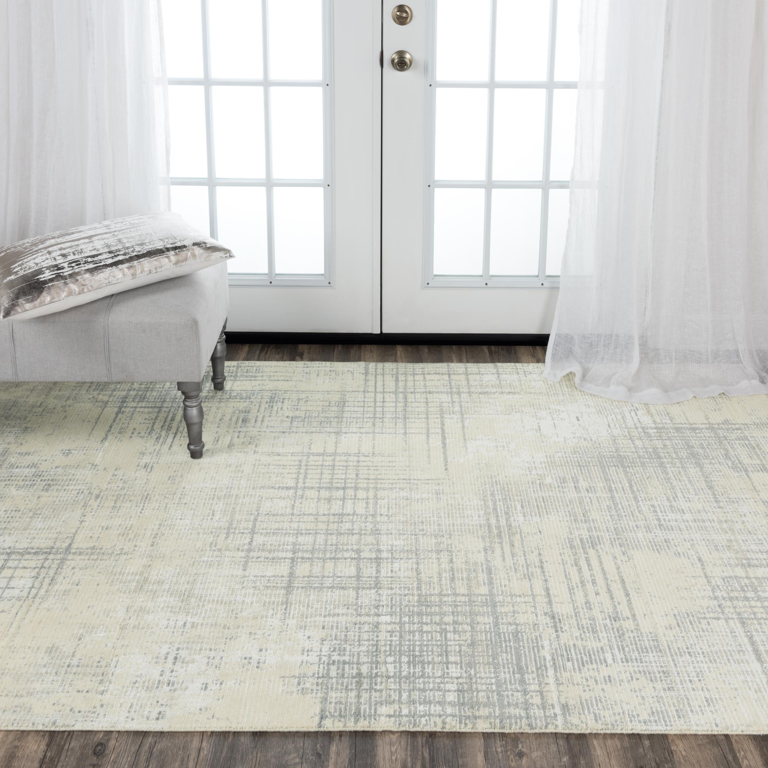 Alora Decor 00500510343300810 Aurora 8 X 10 (ft) Wool Beige Indoor Abstract Mid-century Modern Area Rug