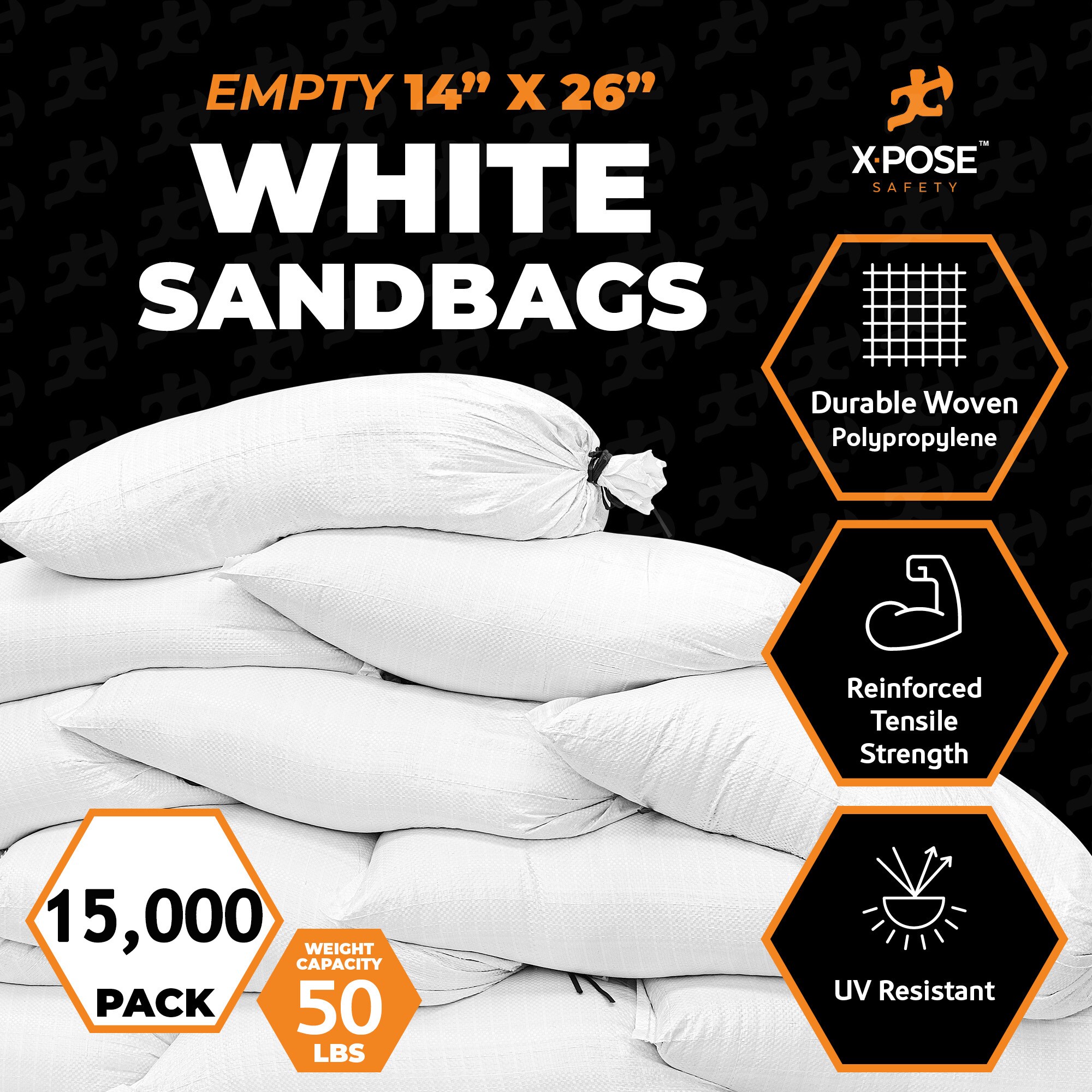XPOSE SAFETY SBW-1426-FP15000-X Sand-Bags - View #2