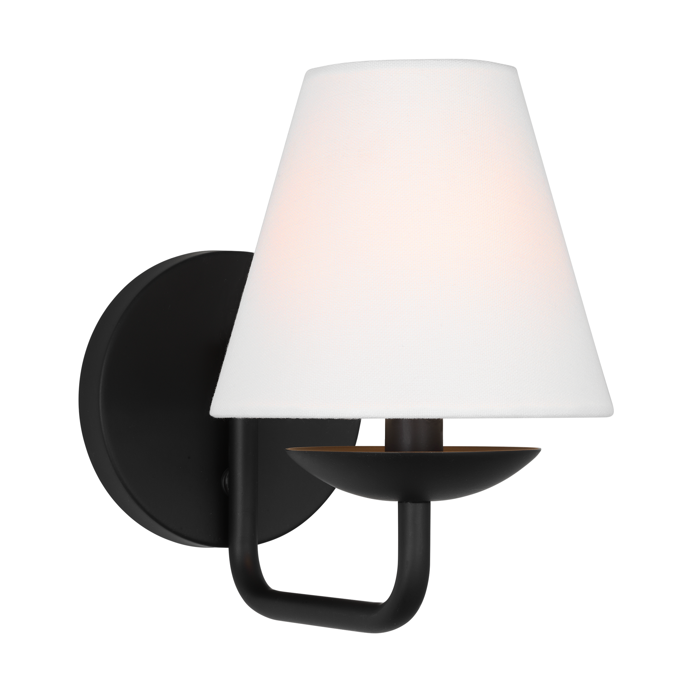 Scott Living DJW1071MBK Albion 6-in 1 -Light Black Transitional Vanity light