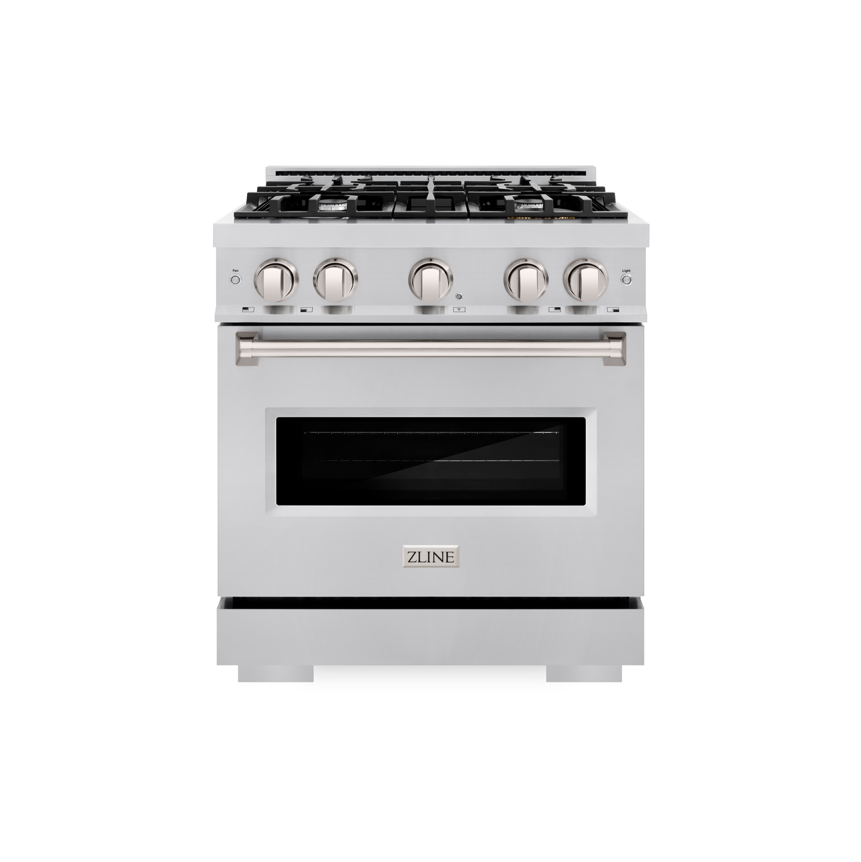 ZLINE KITCHEN & BATH CGR30 Classic 30-in 4 burners 4.2-cu ft Convection Oven Freestanding Liquid Propane Gas Range ( Stainless Steel )