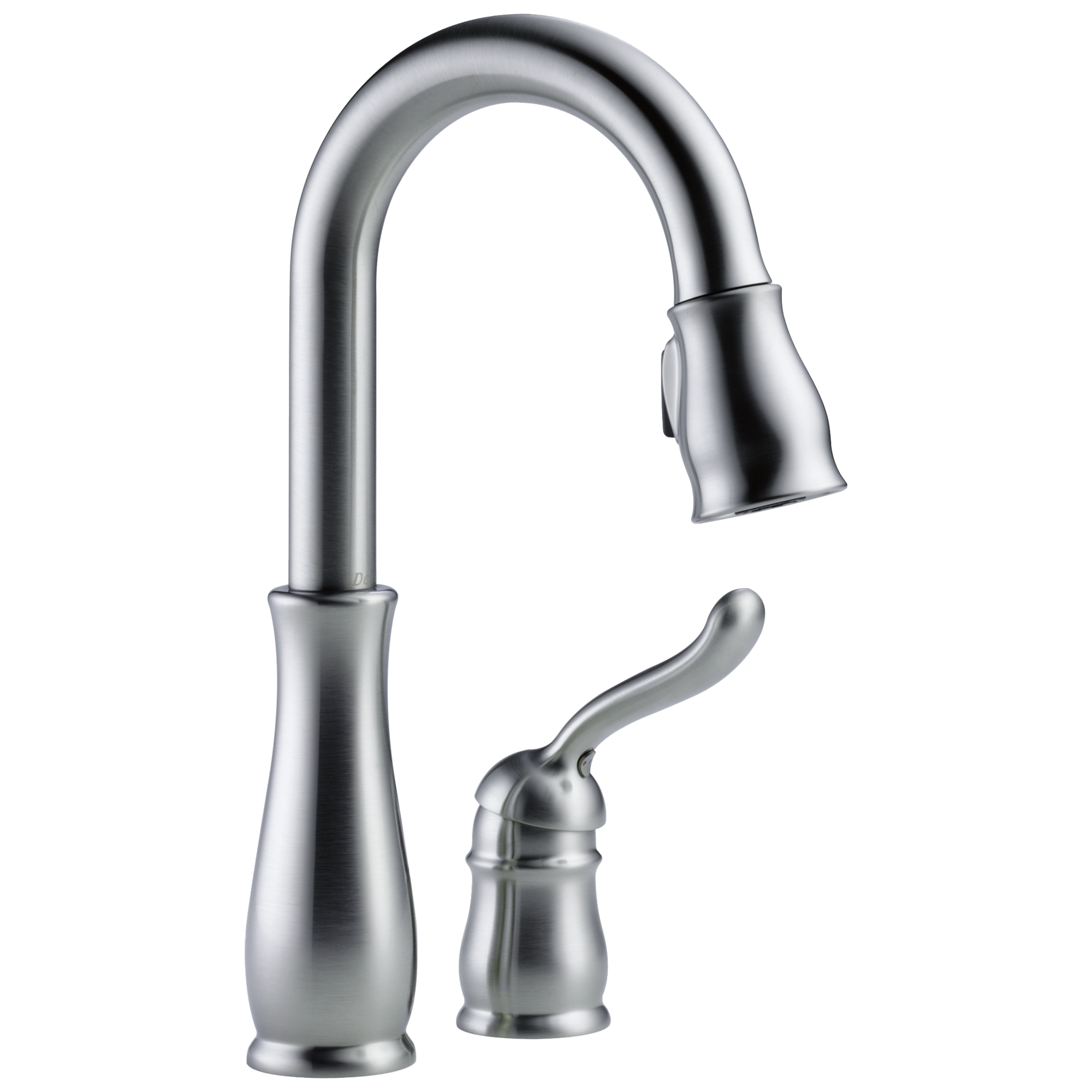 Delta Leland Arctic Stainless Single Handle Bar and Prep Kitchen Faucet ...