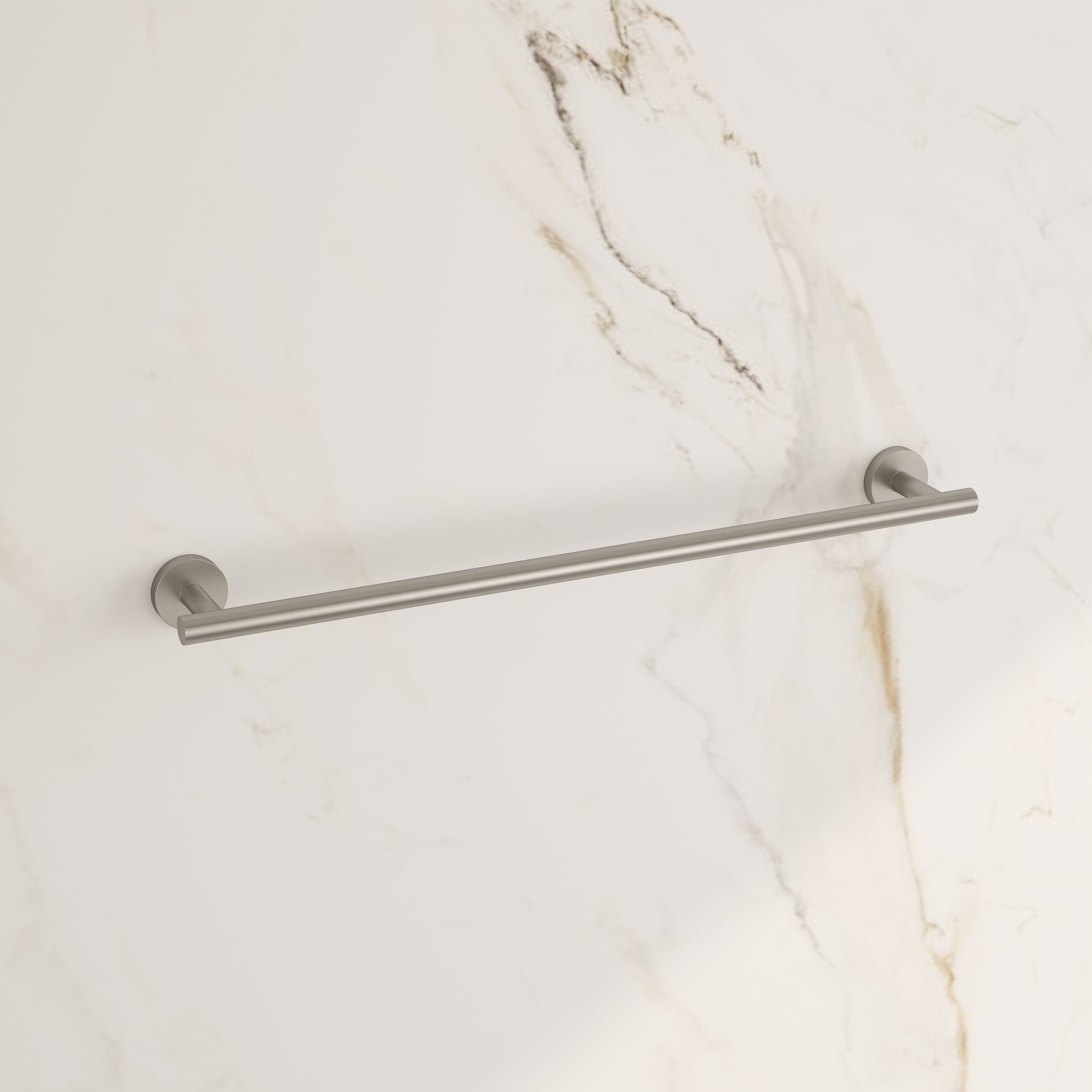 CRANACH Angelsey 24-in Stainless Steel Brushed Nickel Towel Bar