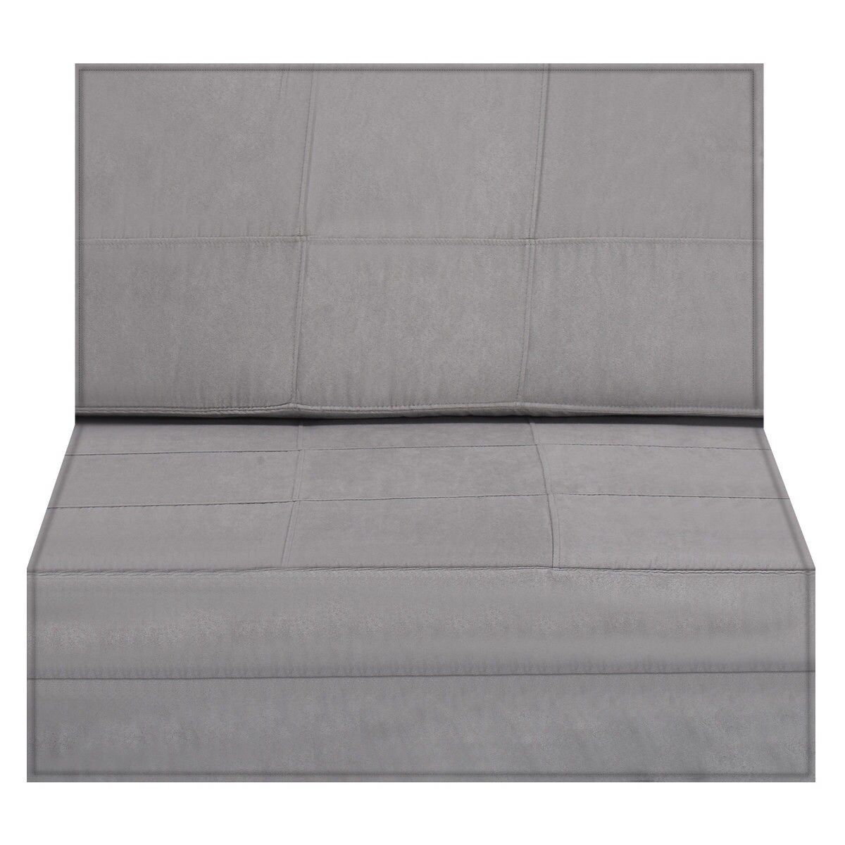 WELLFOR Gray Contemporary/Modern Polyester Sofa Bed in the Futons & Sofa  Beds department at