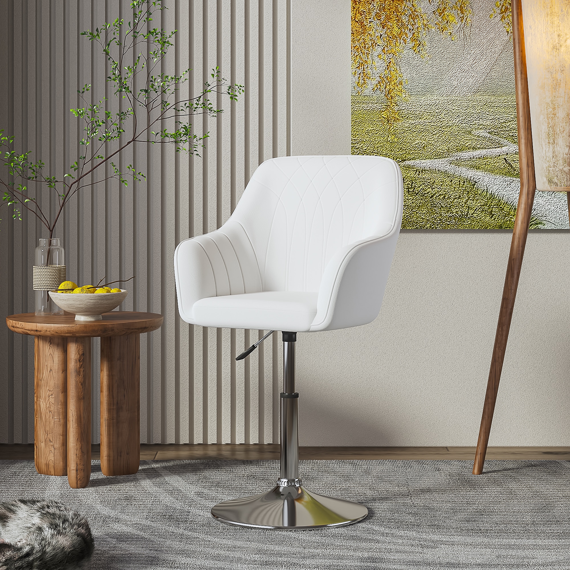 Vecelo LOE-CC-ZL02-WHE Vanity-Stools - View #9