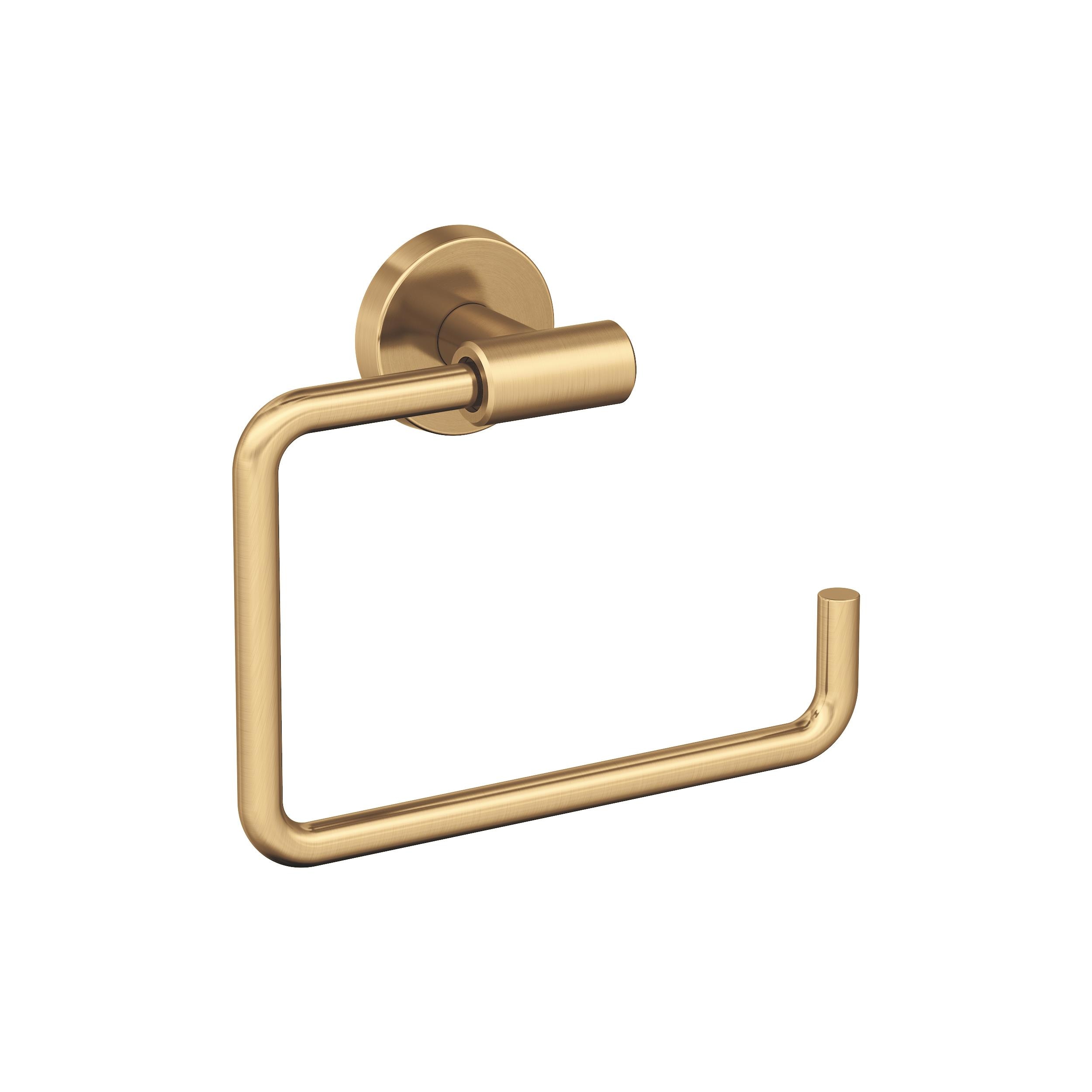 Amerock St. Vincent Champagne Bronze Wall Mount Single Towel Ring