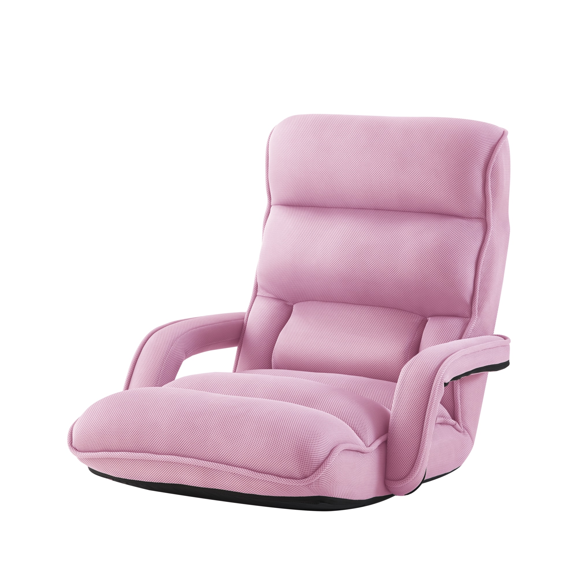 Loungie FC468-23PK-LS Jeshua Modern Pink Microfiber Accent Chair