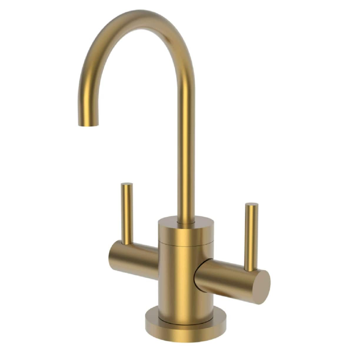 Newport Brass East Linear Satin Bronze (Pvd) Deck-mount Hot and Cold Water  Dispenser at