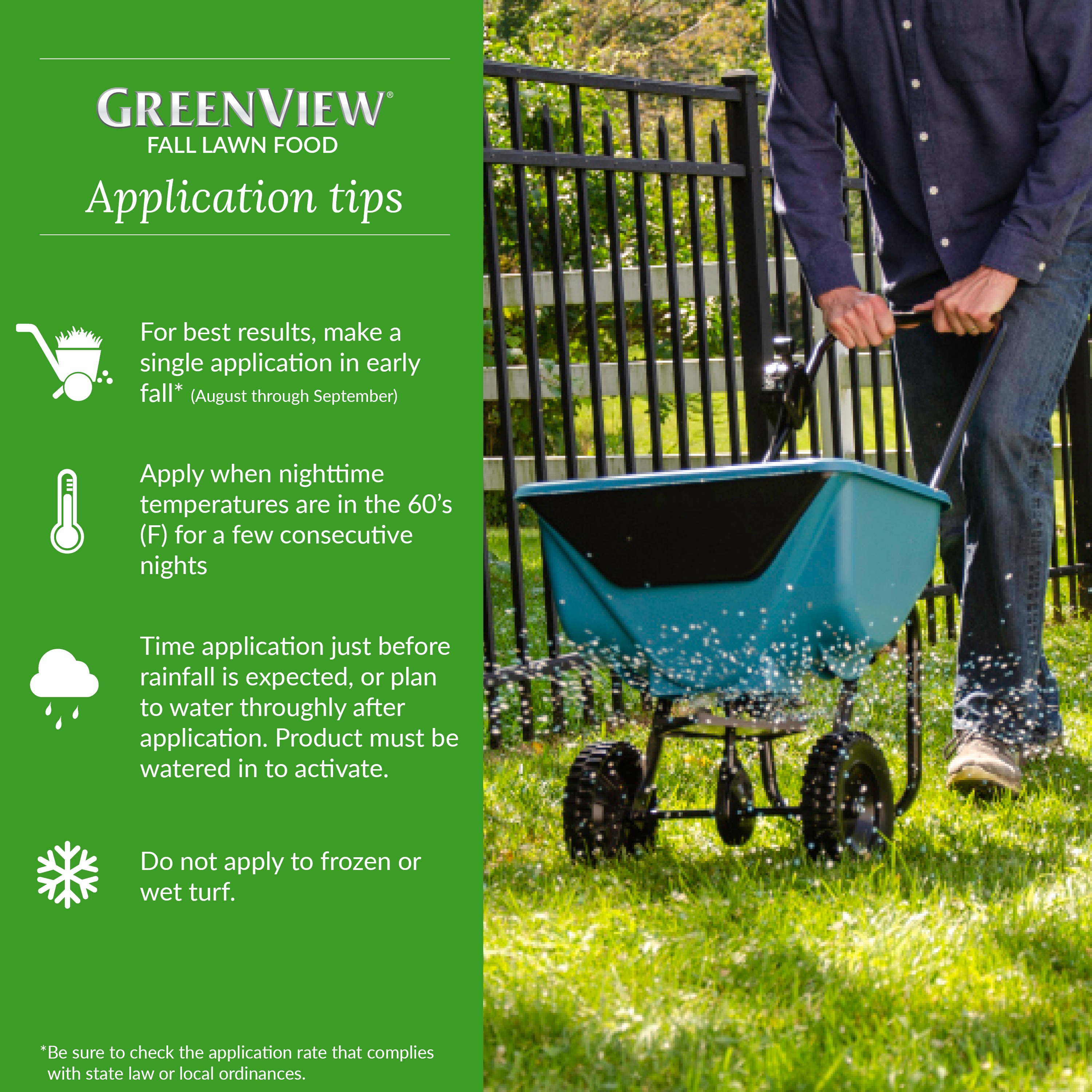 Greenview Fall Lawn Food 48-lb 15000-sq ft 22-0-10 Fertilizer in the ...
