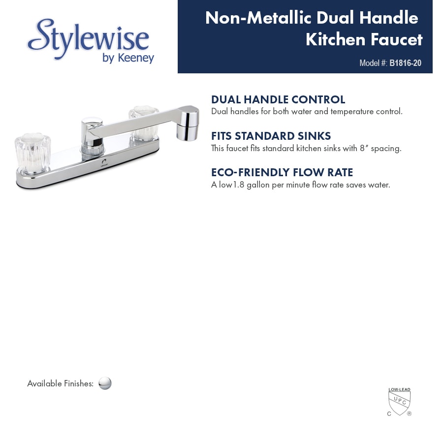 Keeney B1816-20 Kitchen-Faucets - View #2