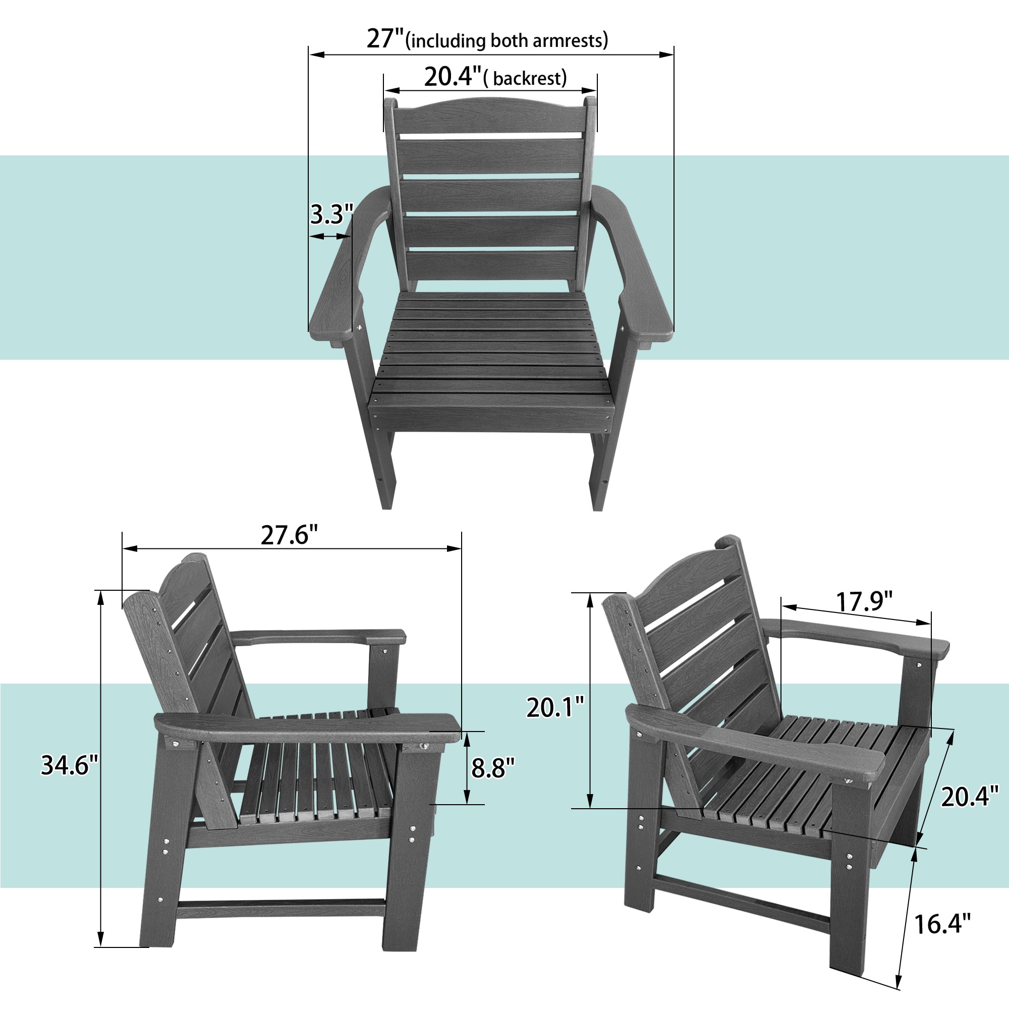 Fortune Candy EX071-G+3DC002BR-G Patio-Dining-Sets - View #2