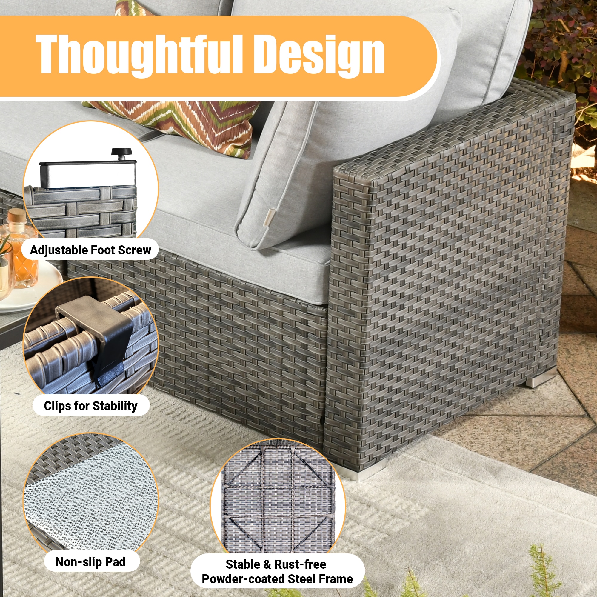 Pouuin SYZRFPHOP4-7-BOX3 Patio-Sofas-Daybeds - View #8