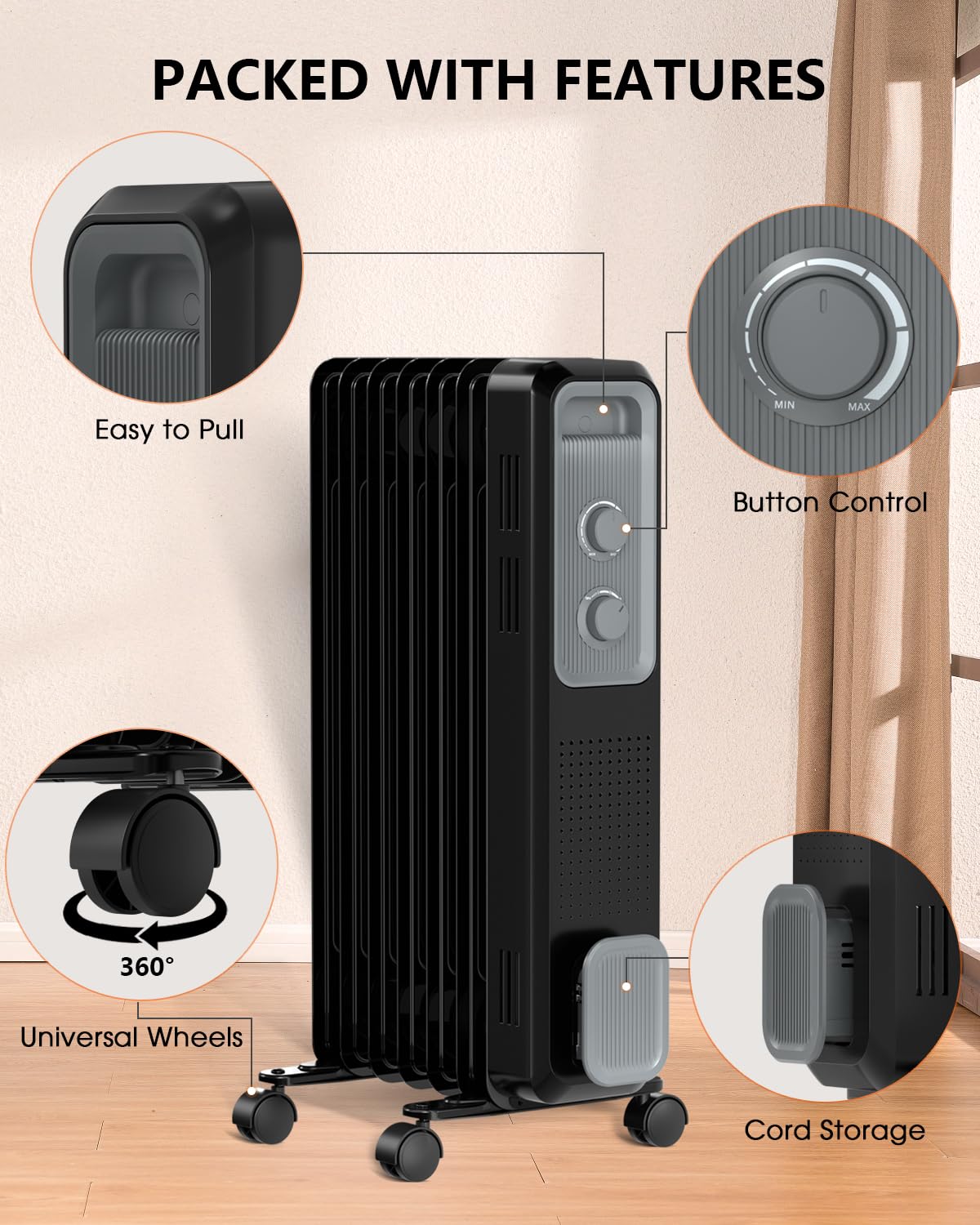 COWSAR LSU630193G Portable-Electric-Heat - View #7
