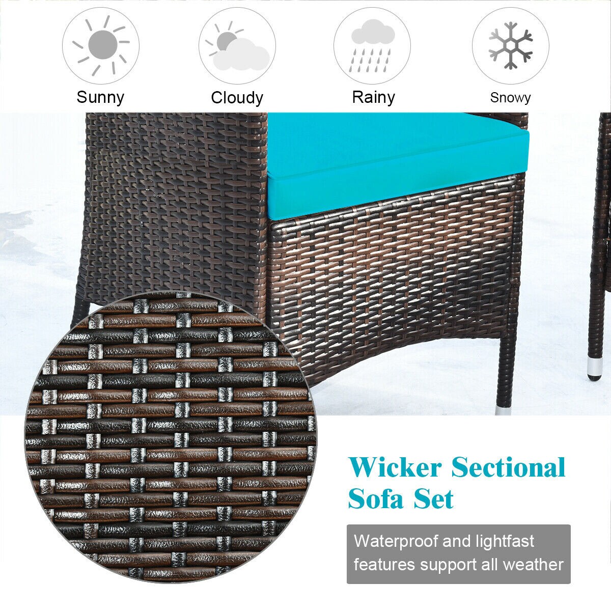 WELLFOR CTU-TW13-4 Patio-Conversation-Sets - View #5
