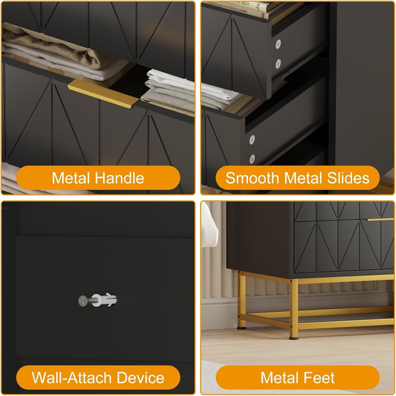 Qeetex D23PHO33J3F84W dressers - View #2