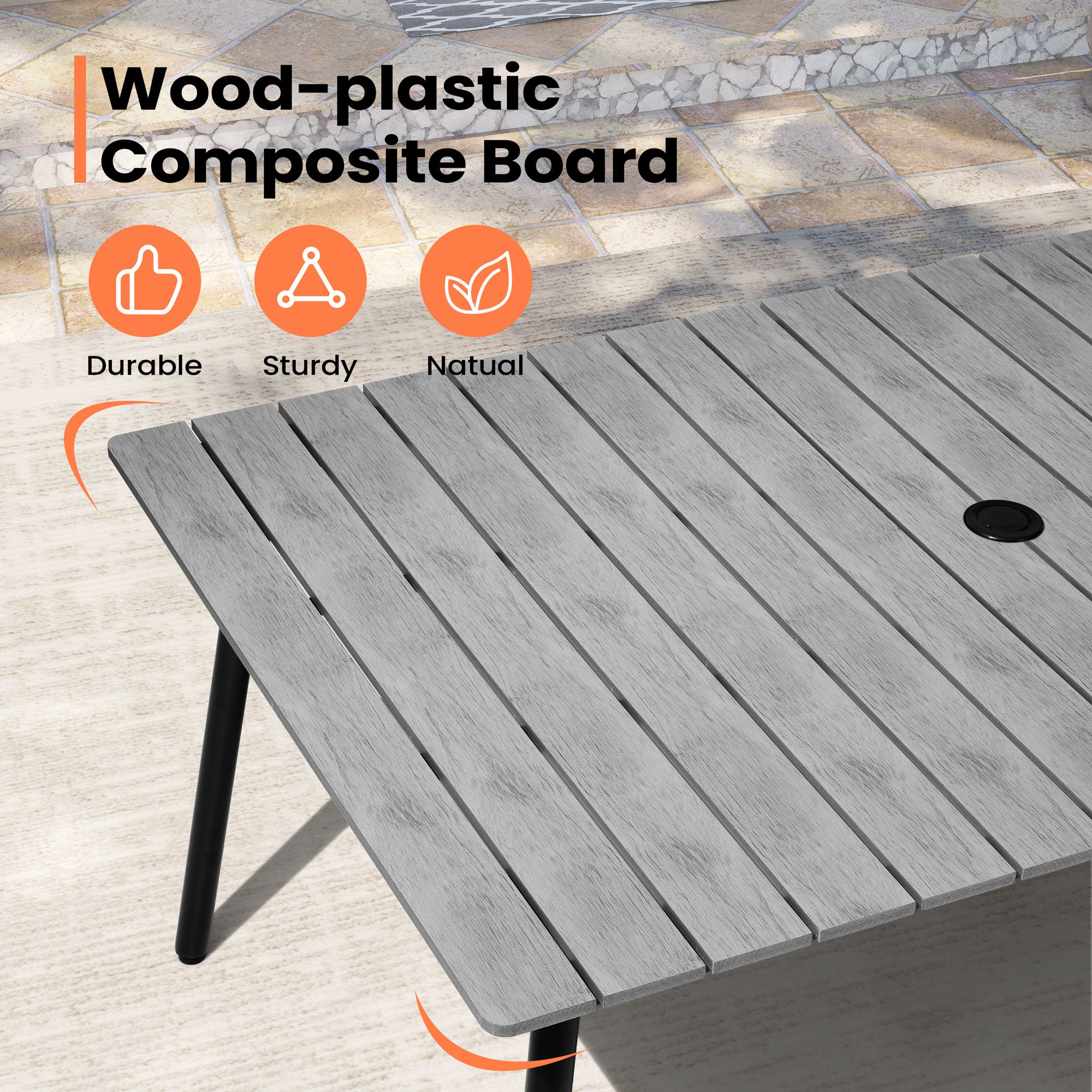 Pellebant PB-TB012GRY150 Patio-Tables - View #7