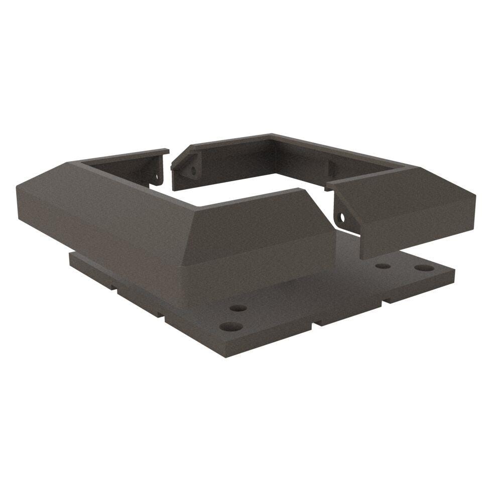 Freedom Matte Bronze Aluminum Deck Post Base Trim